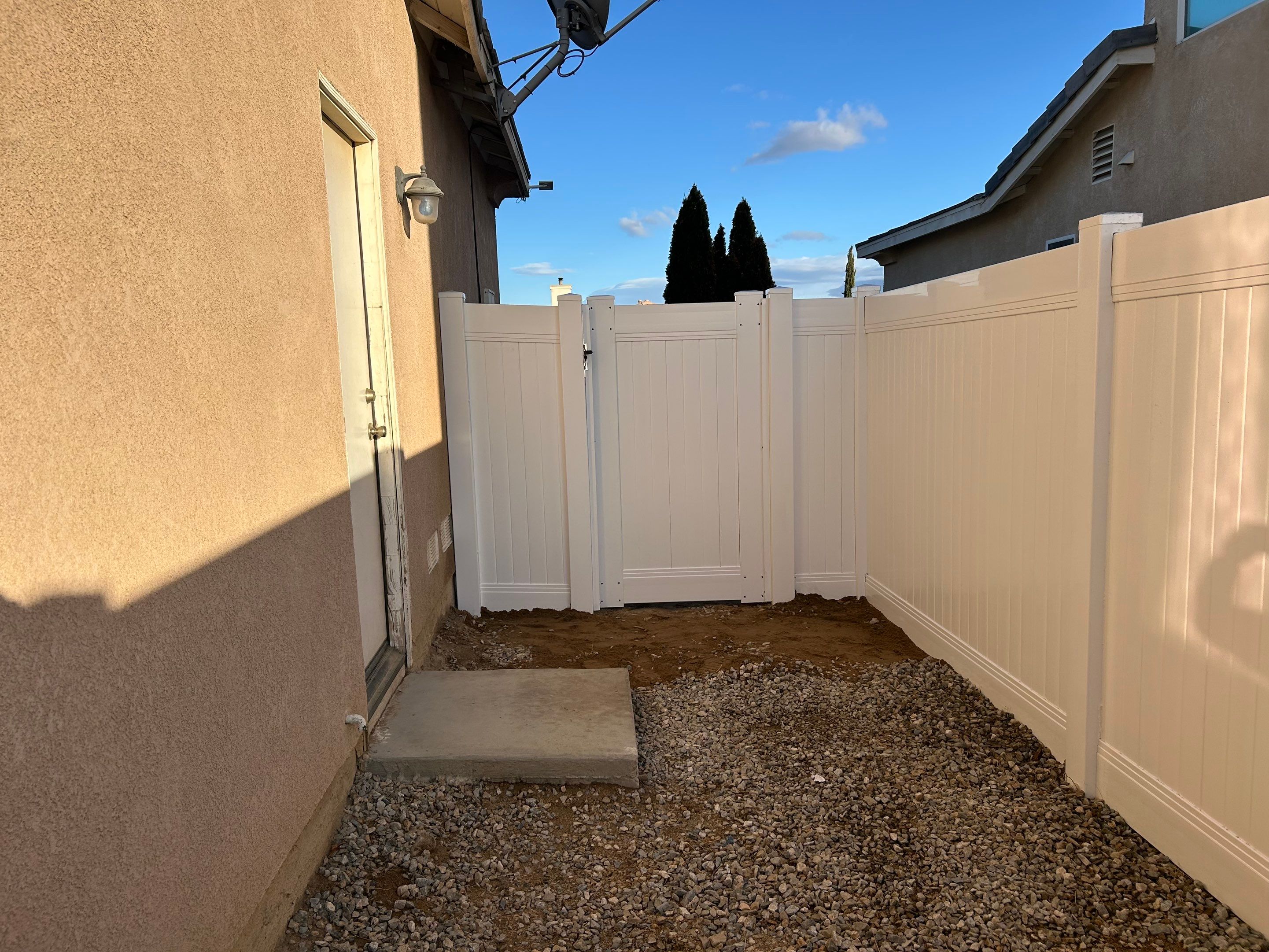 6ft White Privacy Vinyl by Fence Guys Inc.