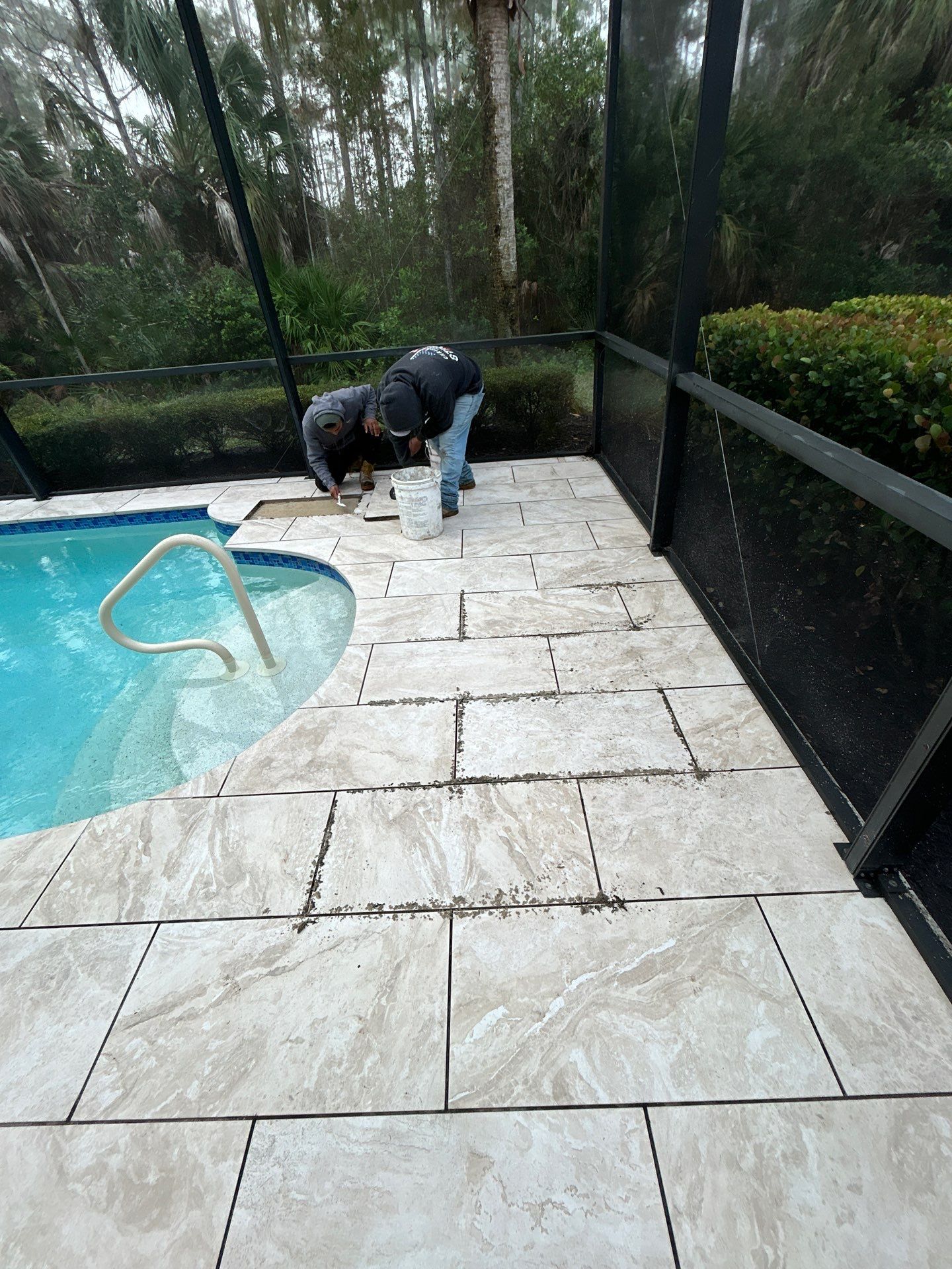 Paver Repair | Pool Deck Restoration by Old Town Pavers Llc