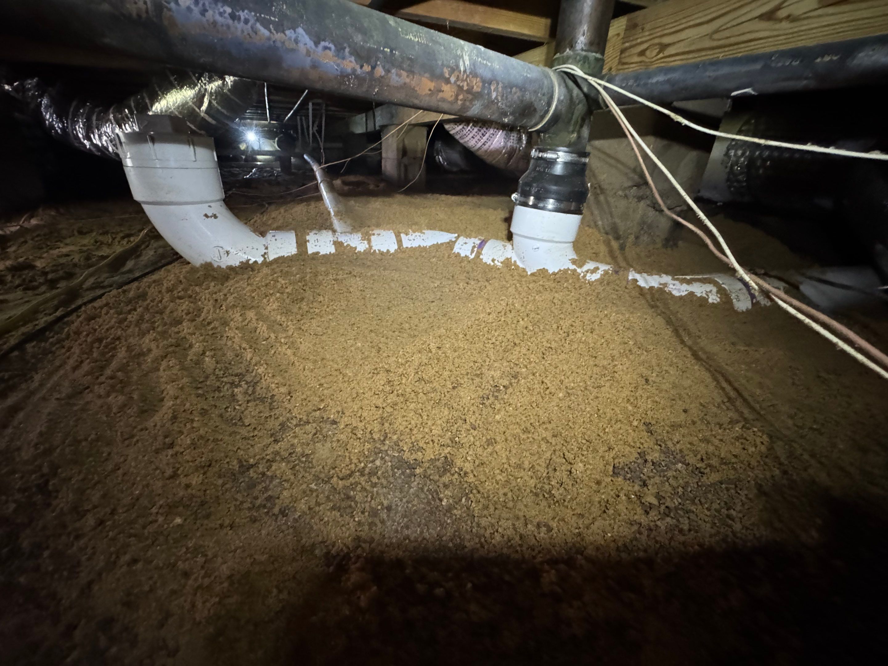 Project in Chesapeake by Patriot Crawl Space Repairs