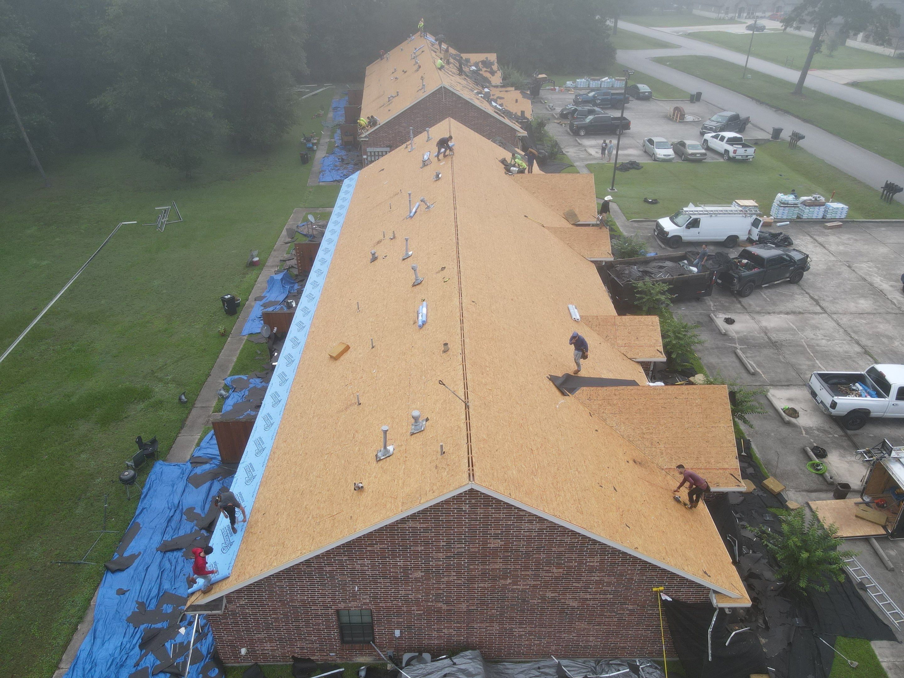 Commercial Roofing Installation using Malarkey Vista Impact Resistant by Roof Concepts Construction