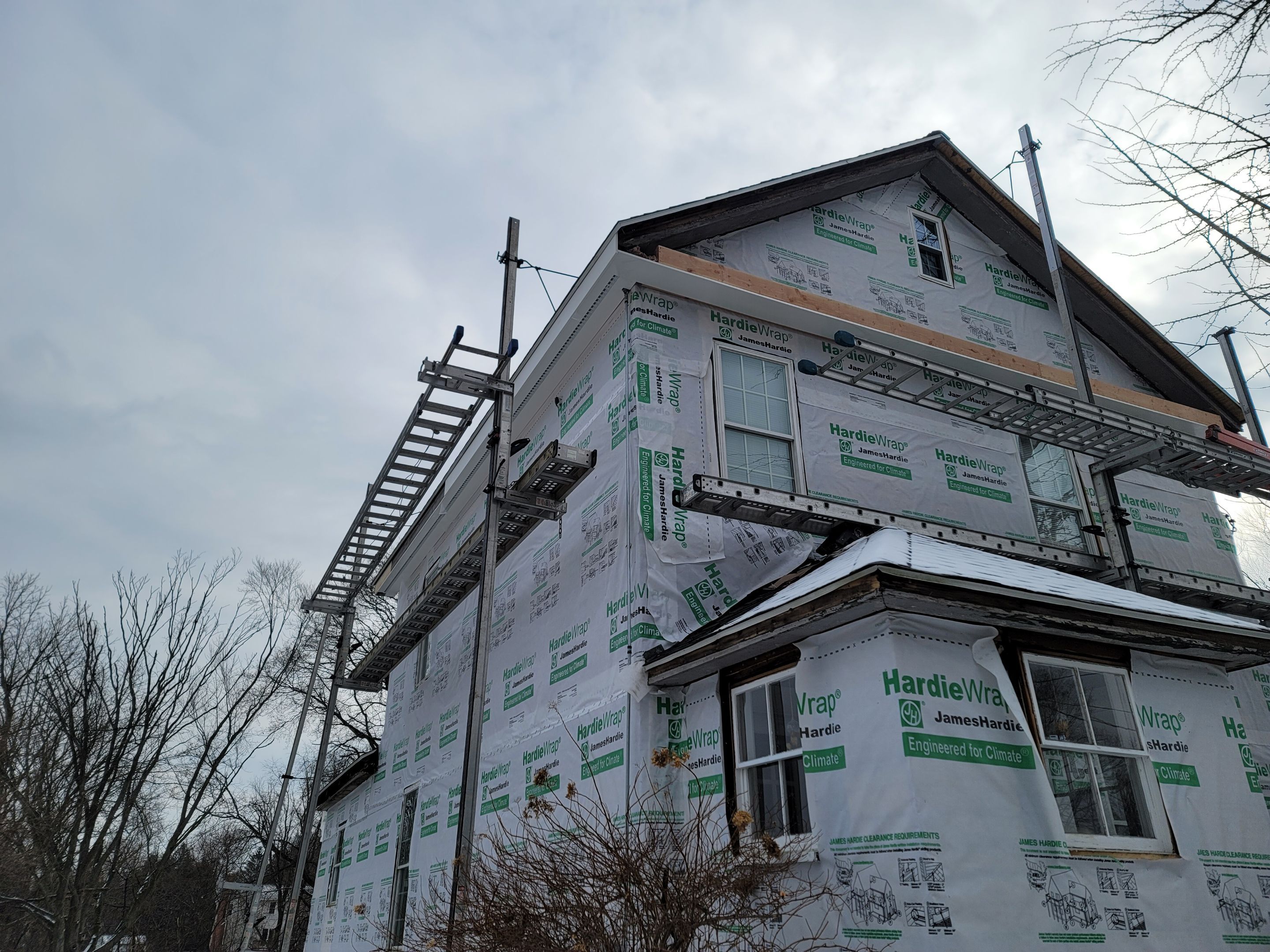 Siding Installation using James Hardie by UBrothers Construction