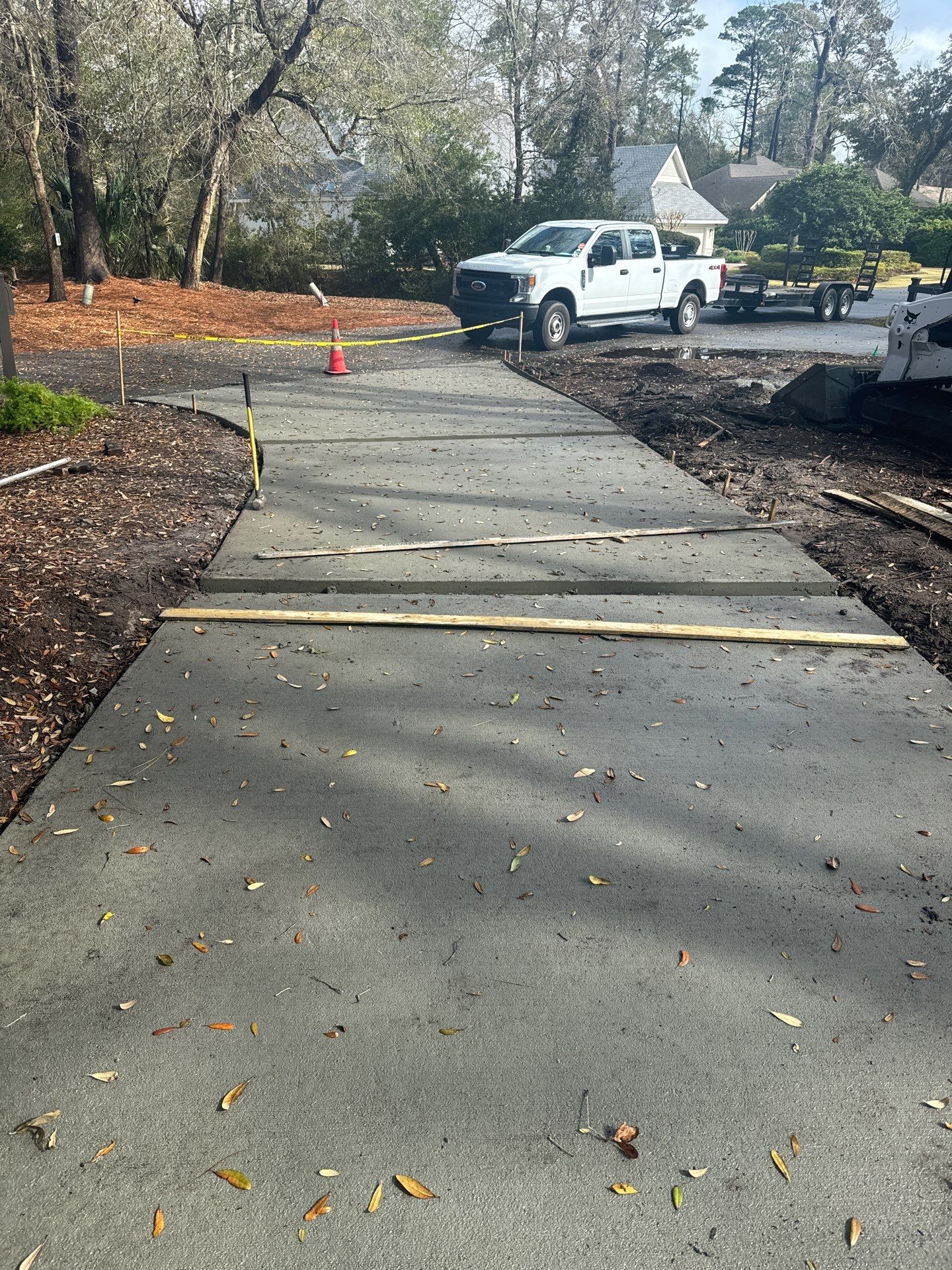 Custom Concrete Driveway and Walkway Replacement in Hilton Head Island by Lowcountry Scapes, LLC