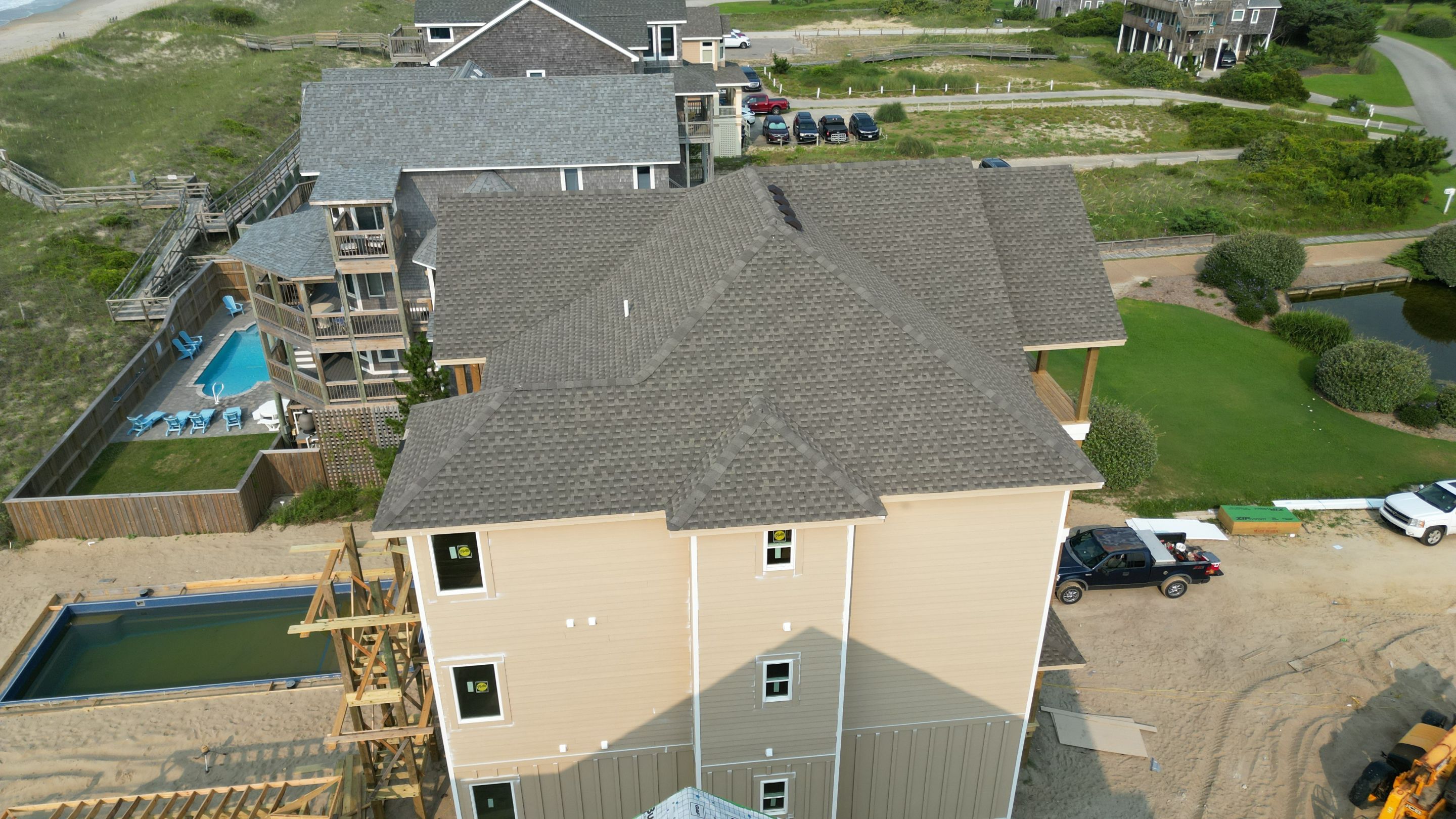 Residential Roofing Installation using Timberline HDZ in Hatteras NC by Gallop Roofing & Remodeling, Inc.