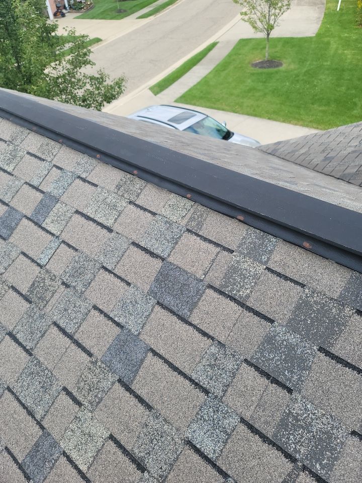 ATLAS PINNACLE PRISTINE COLOR: WEATHERED WOOD DRIP EDGE: WHITE by Eagle Eye Roofing