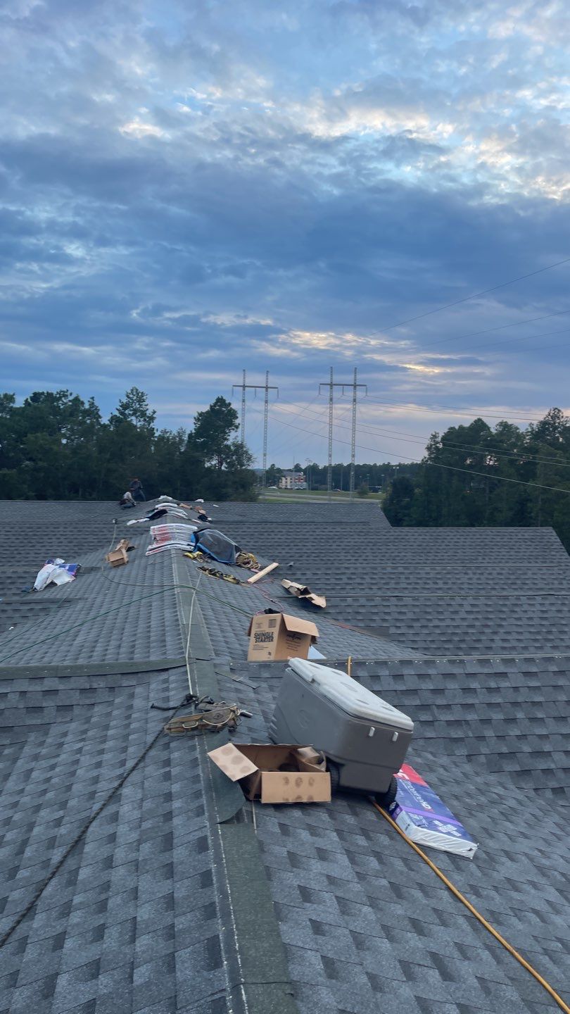 Commercial Roofing Installation using Roof Replacement by American Roofing & Construction LLC