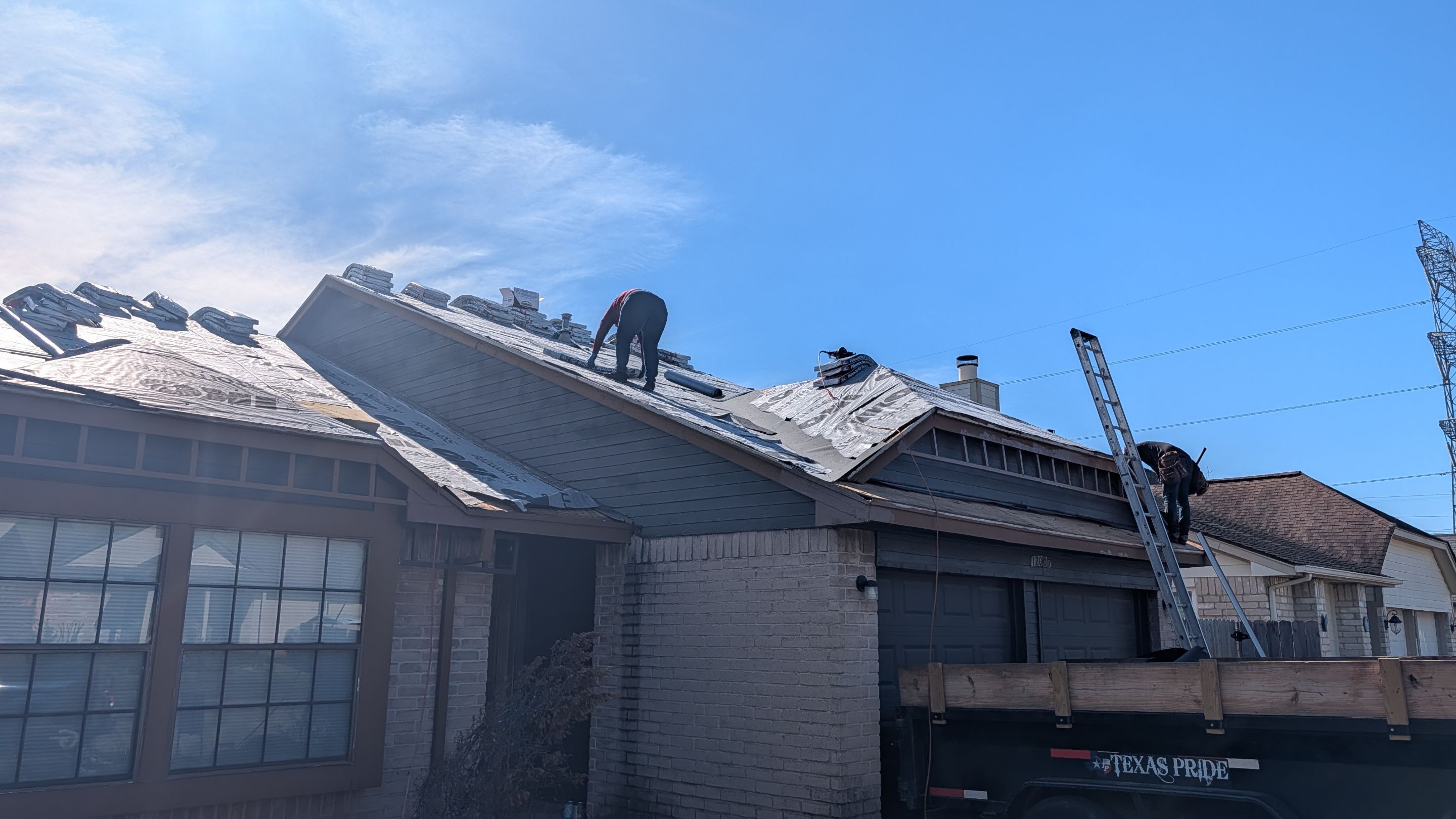 Project in Houston by Roof Guard And Construction