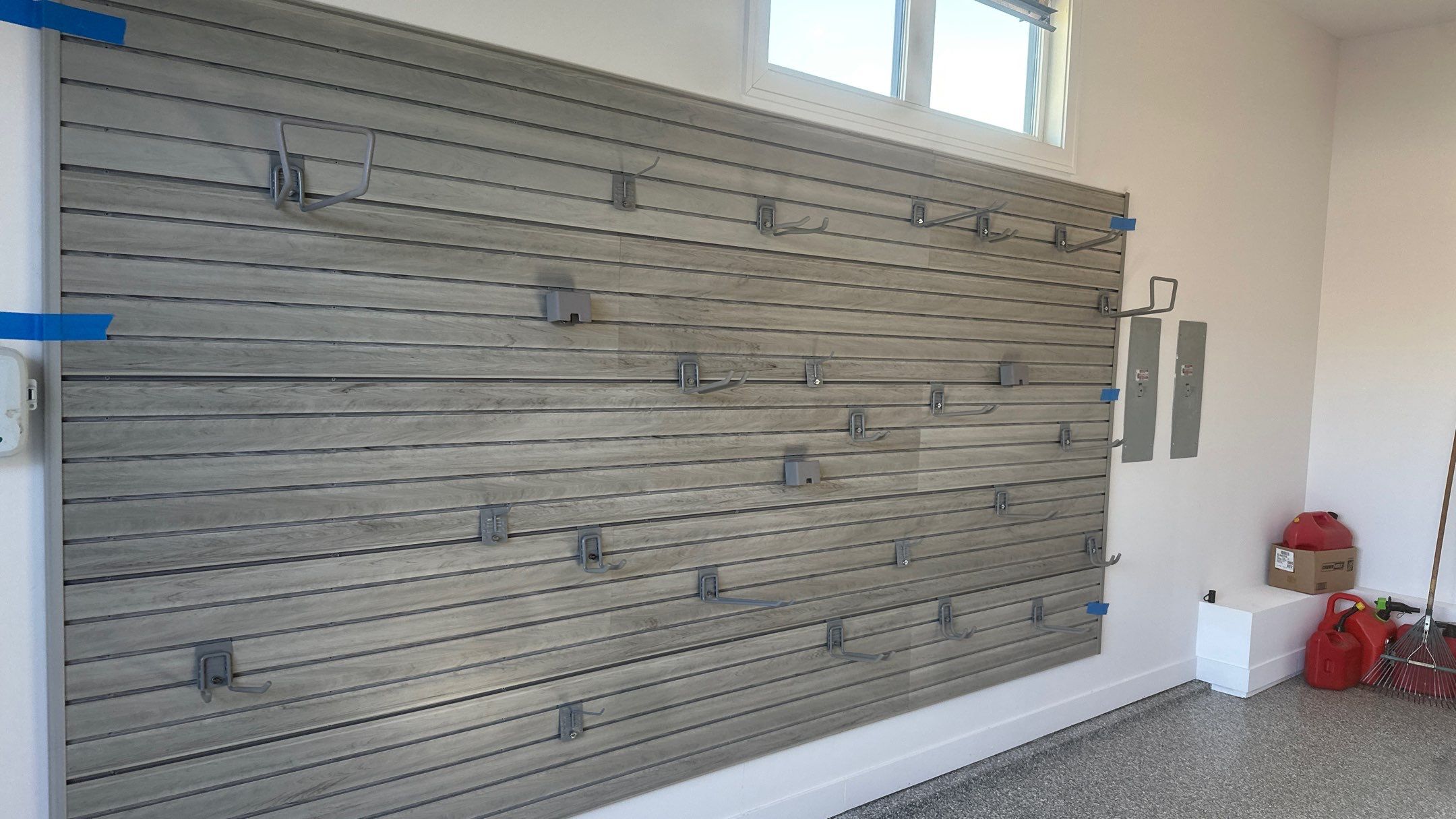 John B upgraded his garage with cabinets and Banner Garage Floor by Banner Garage