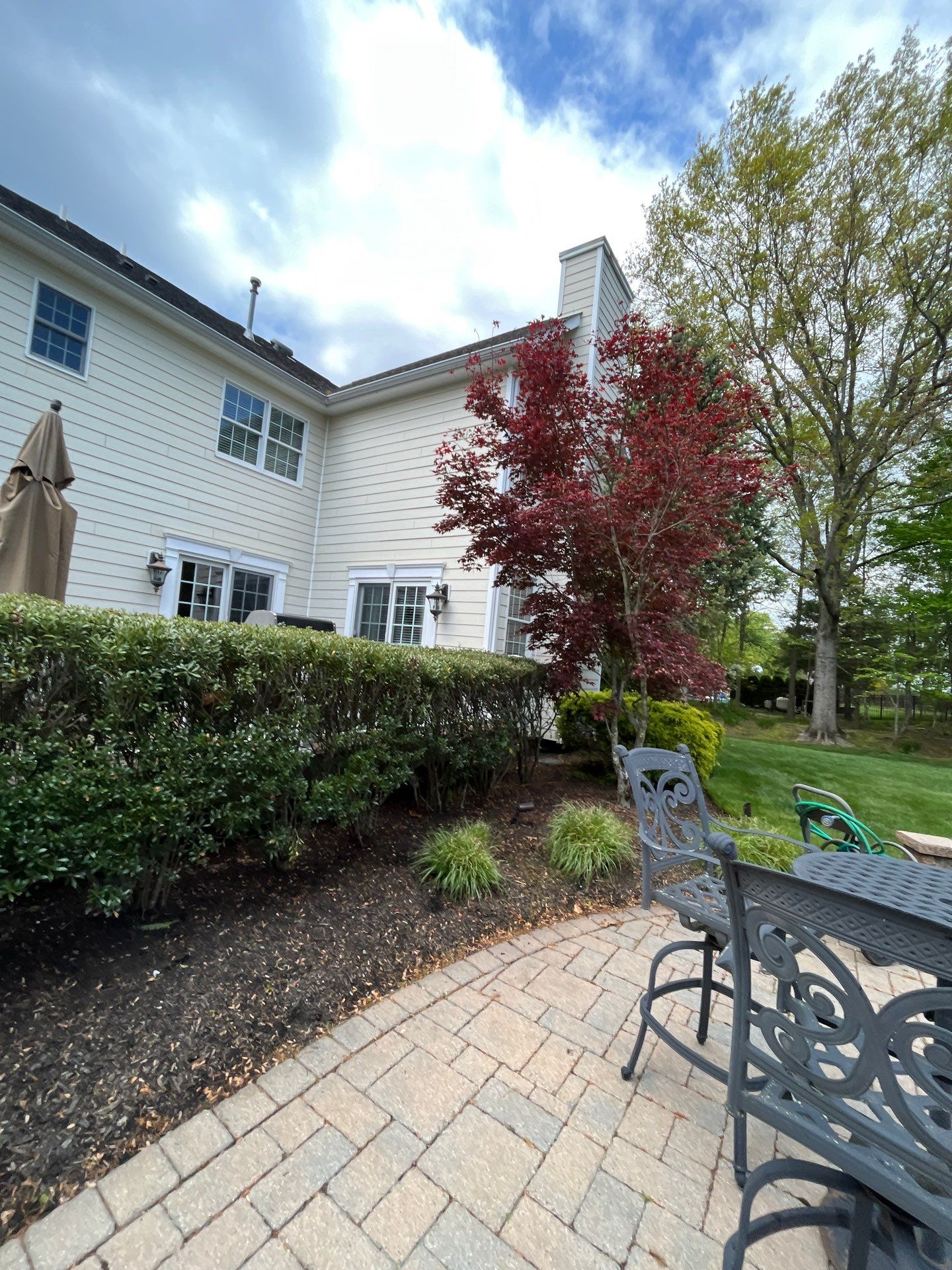 Lawn Care and Shrub Care at a beautiful Bridgewater property by Ants Plants