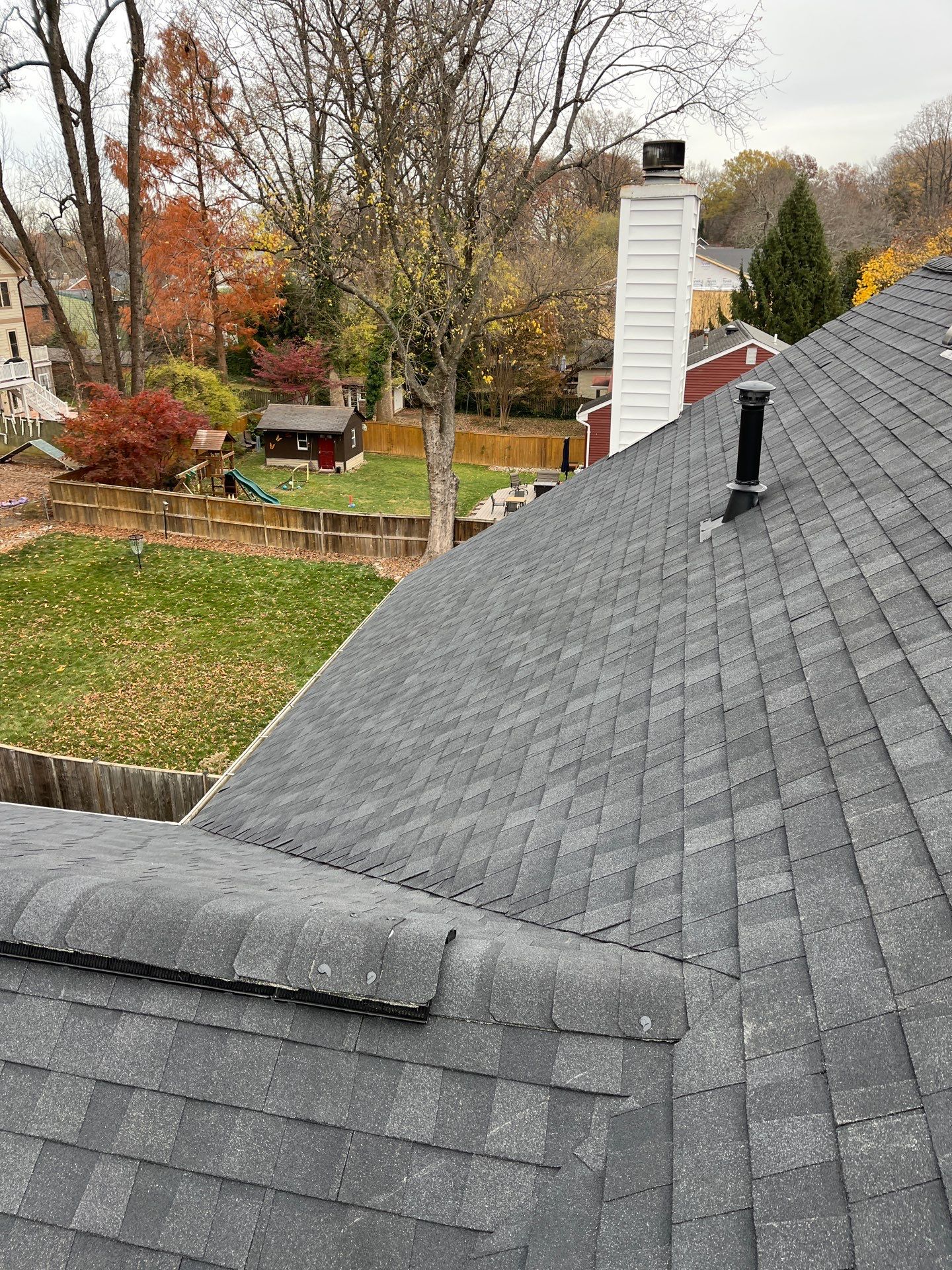 Falls Church: Residential Roof Replacement with CertainTeed Landmark Pro in Max Def Charcoal Black by RM Banning, Inc.