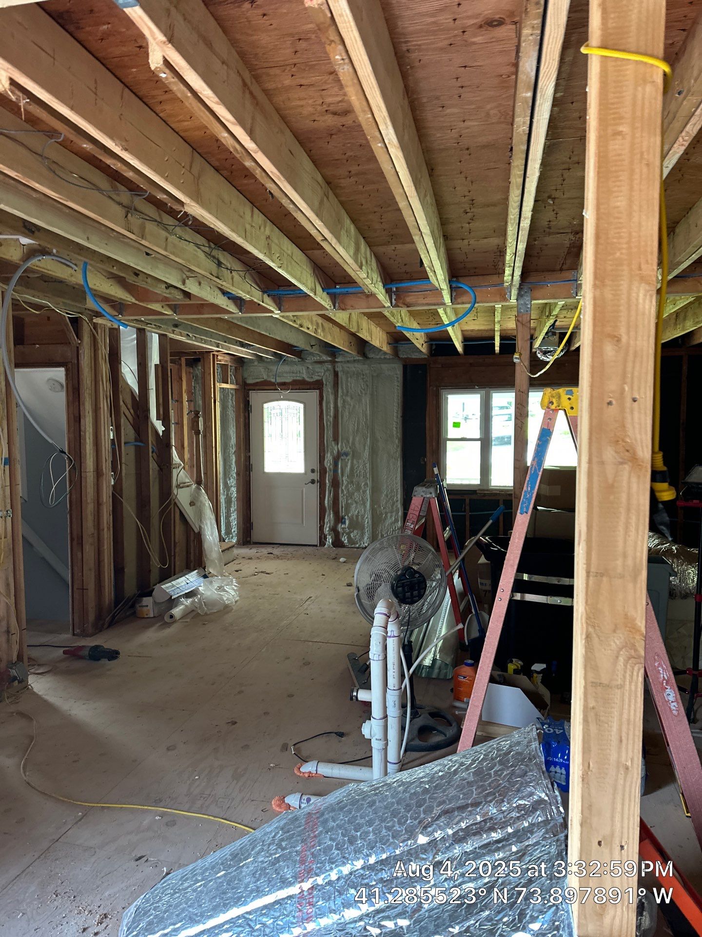 Home Remodel using Closed Cell Spray Foam by NYS Foam & Energy