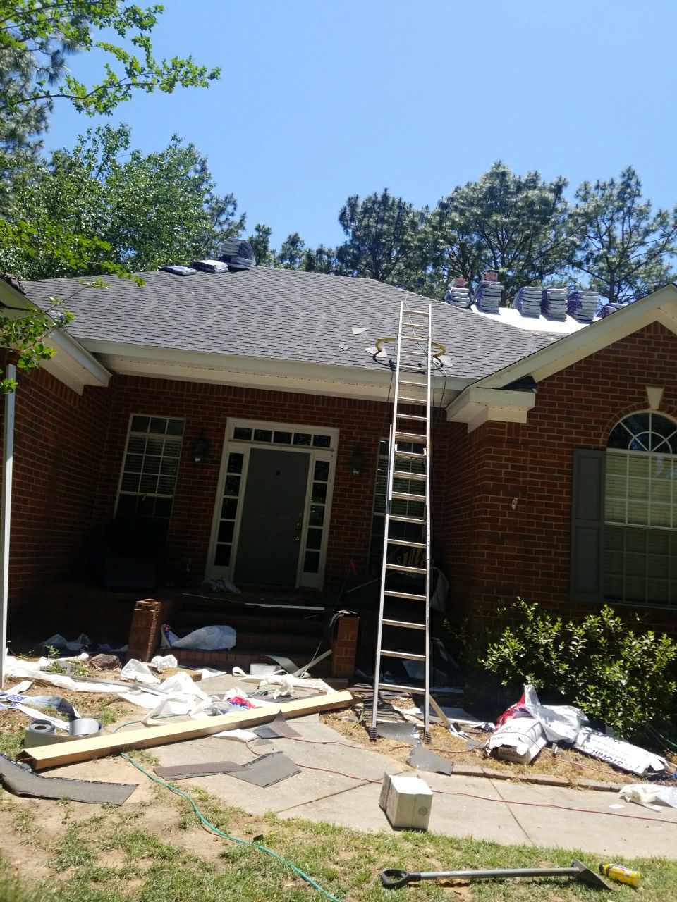 Residential Roofing Installation using Roof Replacement by American Roofing & Construction LLC