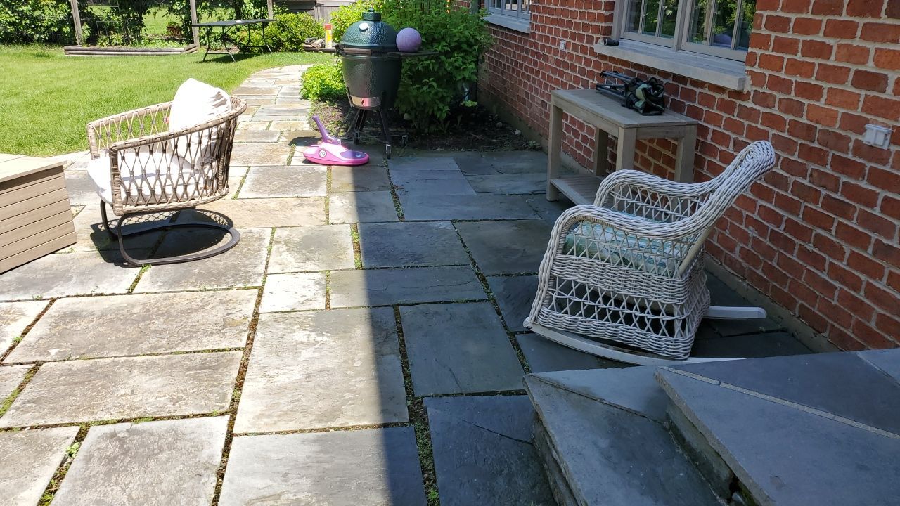 Exterior Stone and Concrete Surface Cleaning by Northern Power Washing LLC.