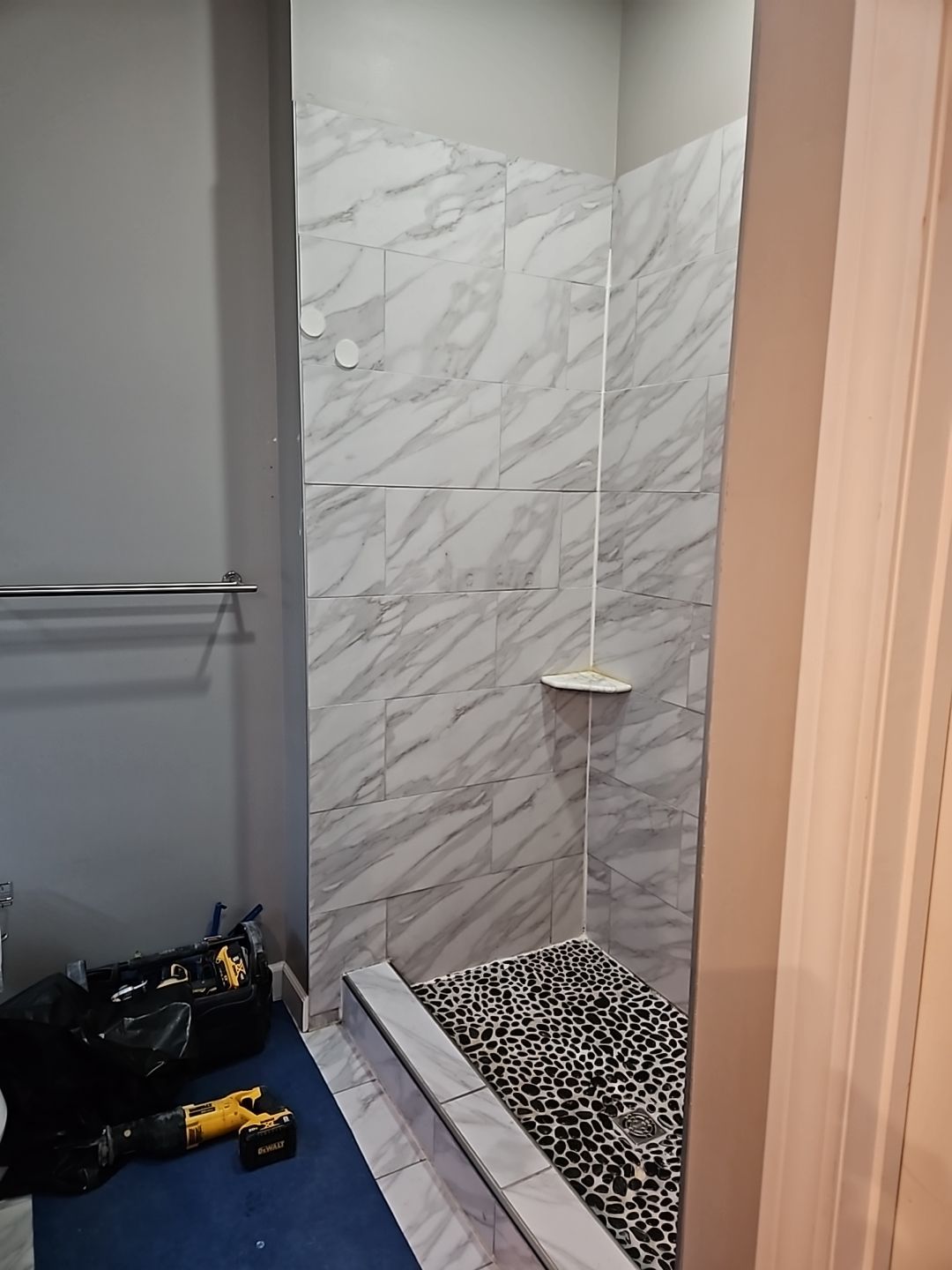Herringbone Acrylic Shower by The Shower Company