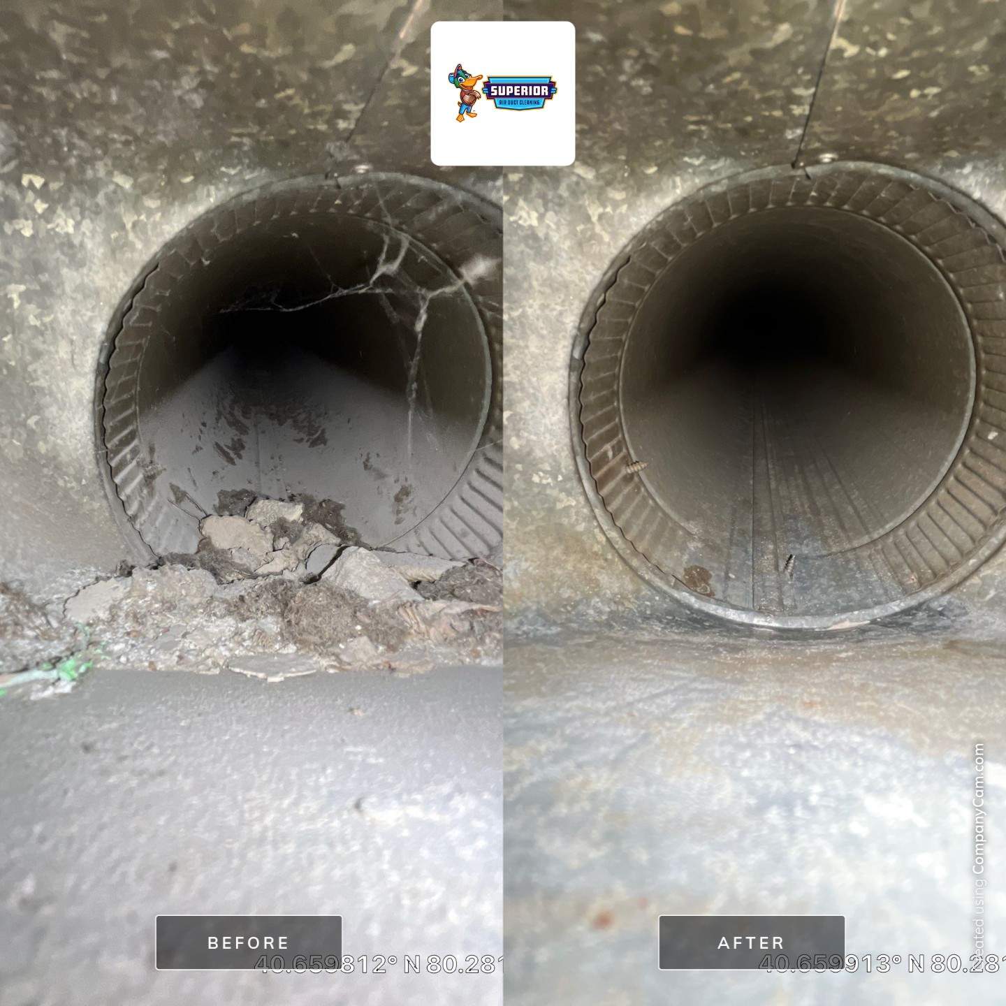 Air Duct Cleaning With a Vacuum Truck in Monaca, PA by Superior Air Duct Cleaning