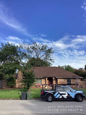 Residential Roof Replacement using GAF HDZ HICKORY