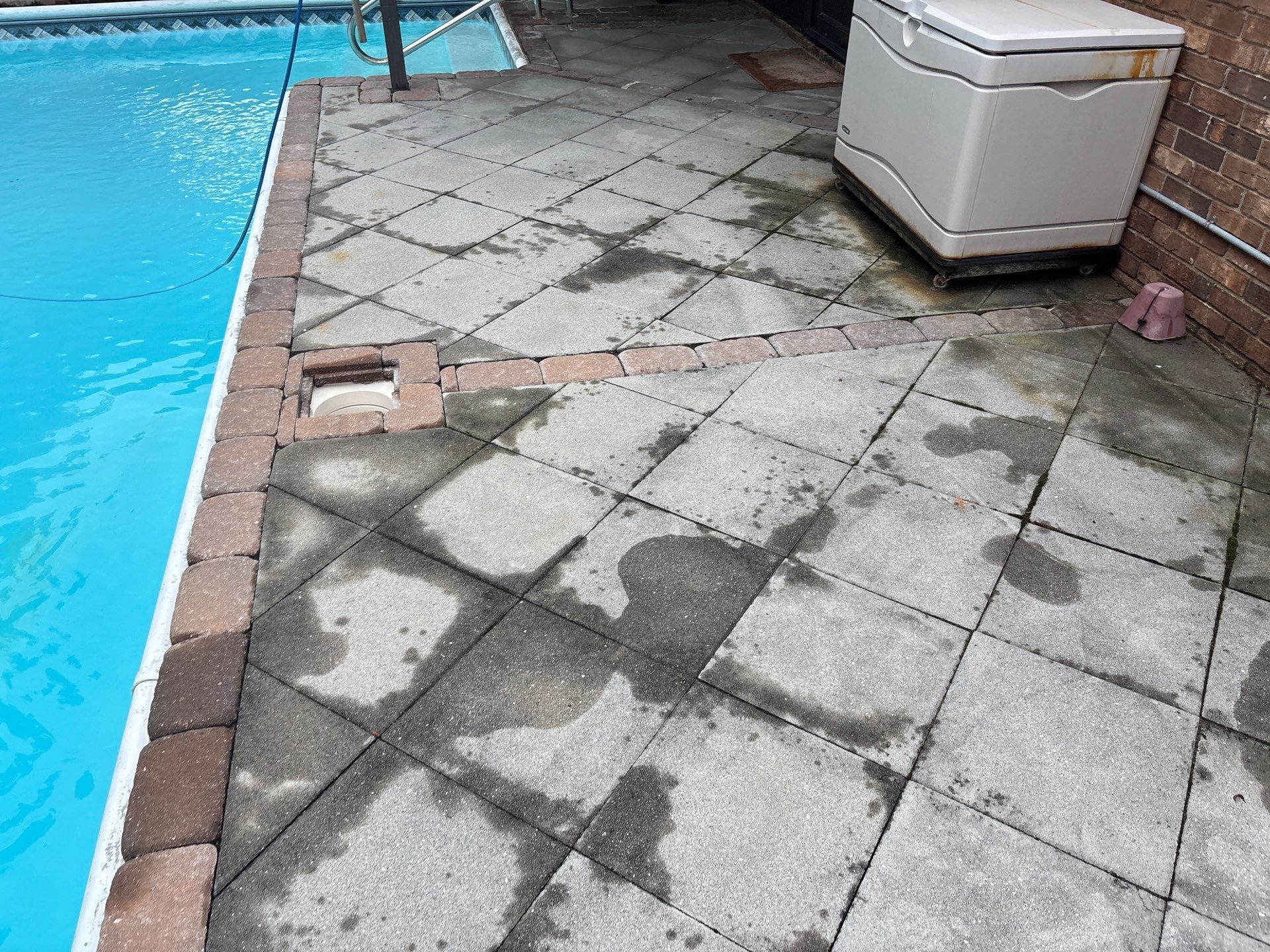 Pool Pavers using Concrete Sealant by DuraSeal