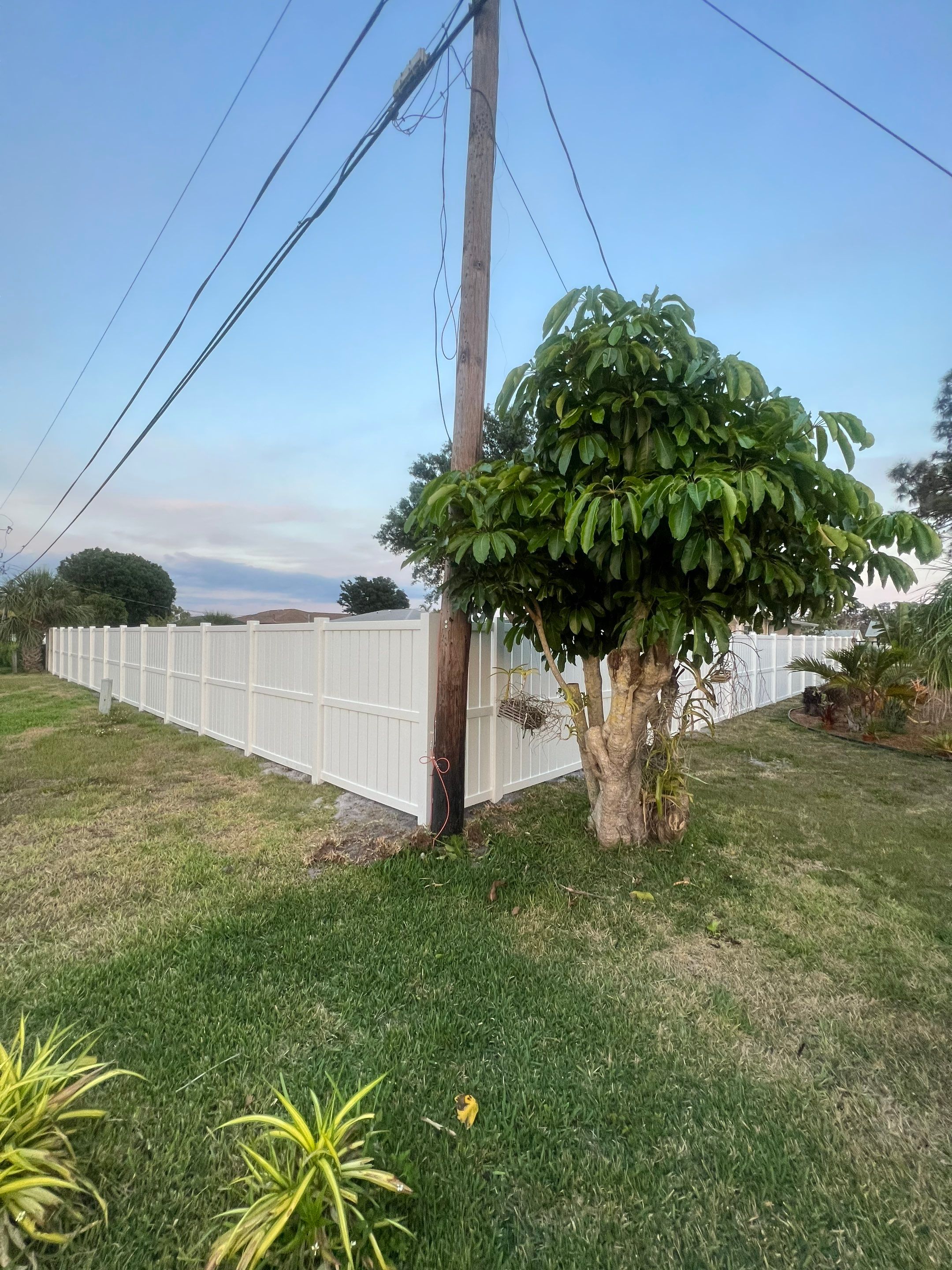Vinyl Fence Installation using Vinyl Semi Privacy by Asap fence and gates, LLC