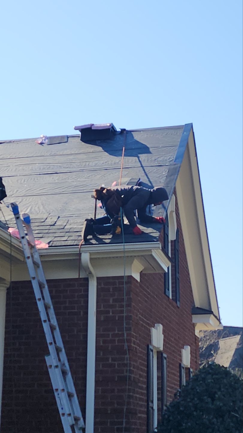 Residential Roofing Installation using Owens Corning Duration Estate Gray by Indigo State Roofing