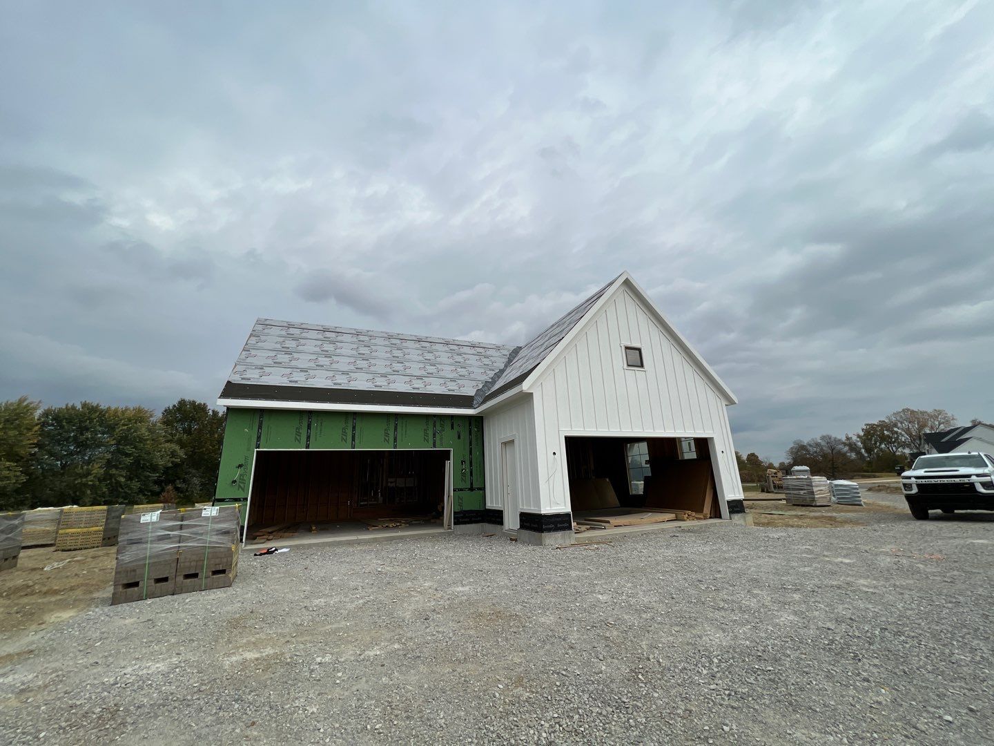 Residential Roofing Installation using Standing Seam Metal - Frost Black by RoofX 