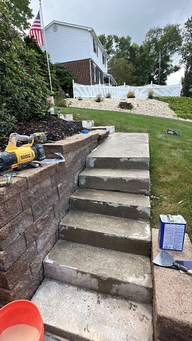 Porch + Steps Project in North Huntingdon by Floors in a Day, Inc