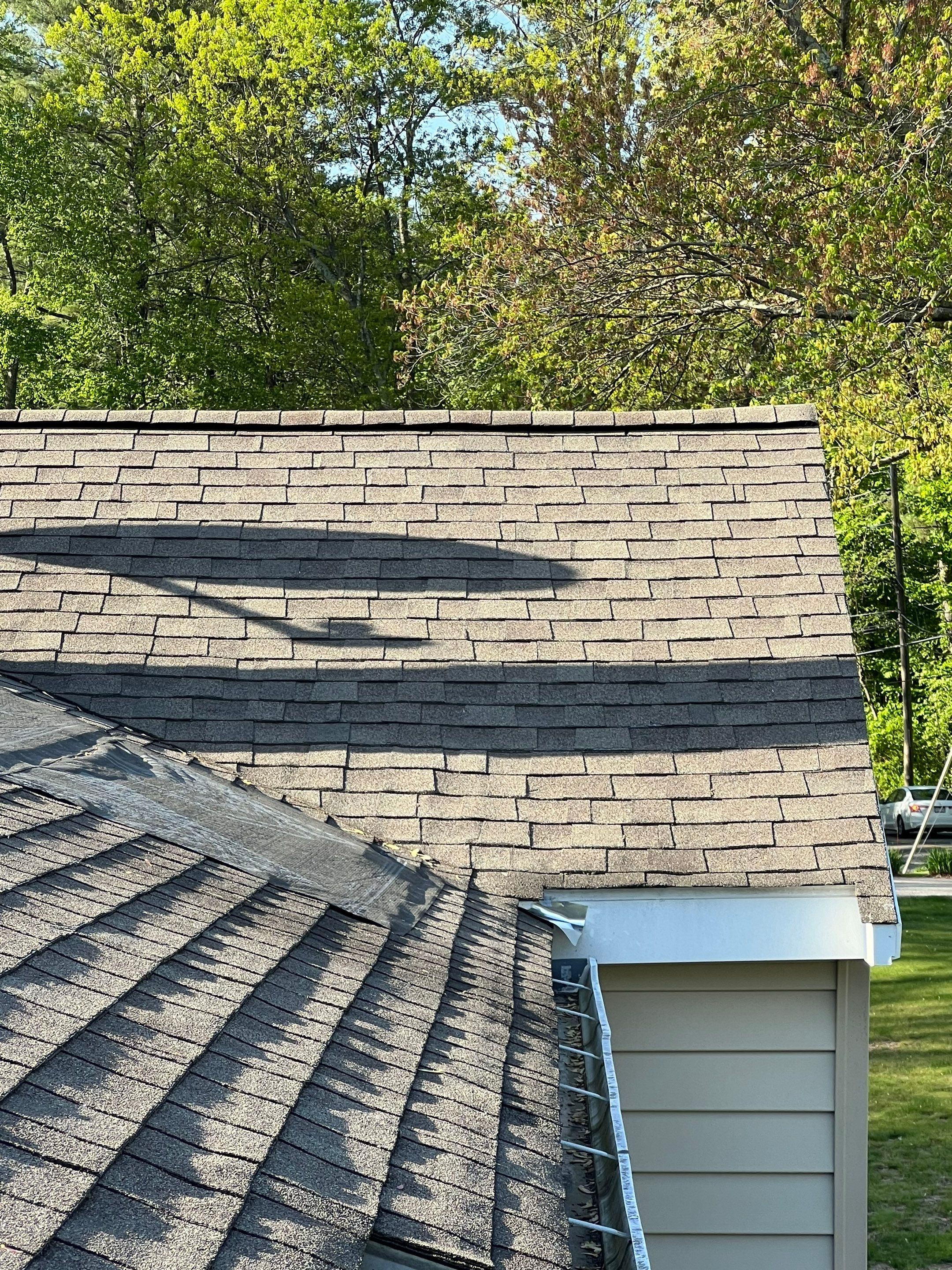 Full Roof Replacement & Chimney Repair – Onyx Black, MA by Mighty Dog Roofing of Greater Middlesex County