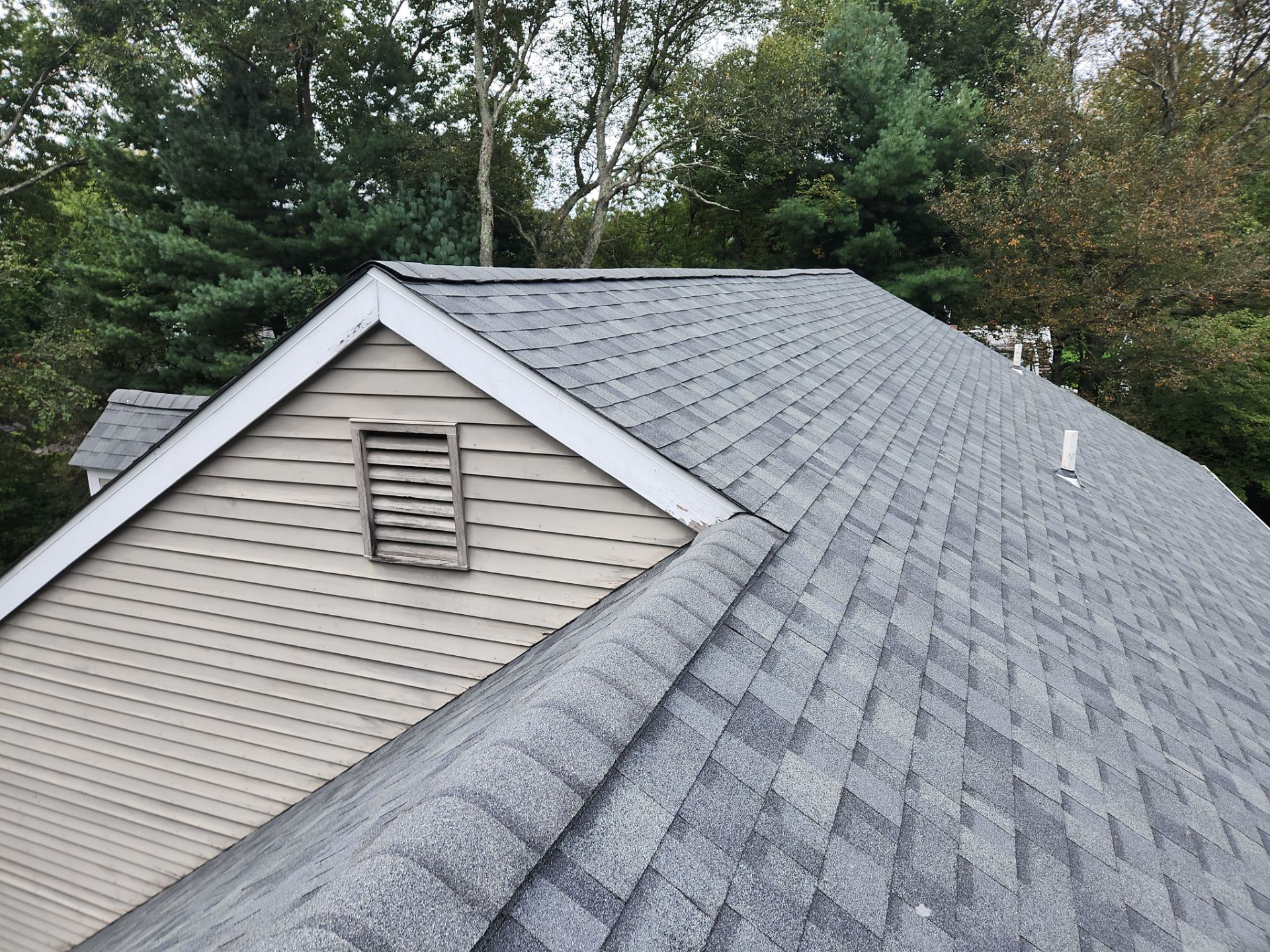 Residential Roofing Installation using Owens Corning TruDefinition Duration - Estate Gray by A Plus Exterior