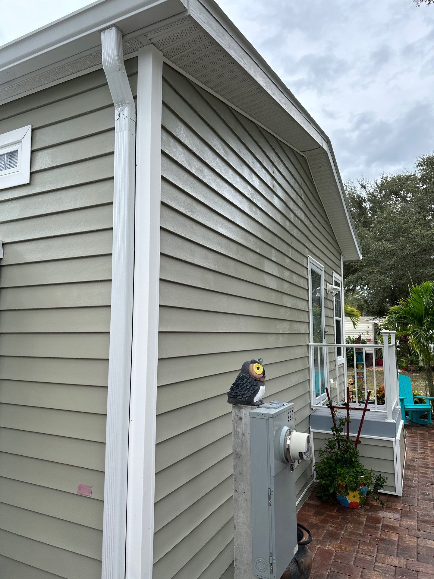Gutter Cleaning and House Washing Services  by Sunshine AquaWash