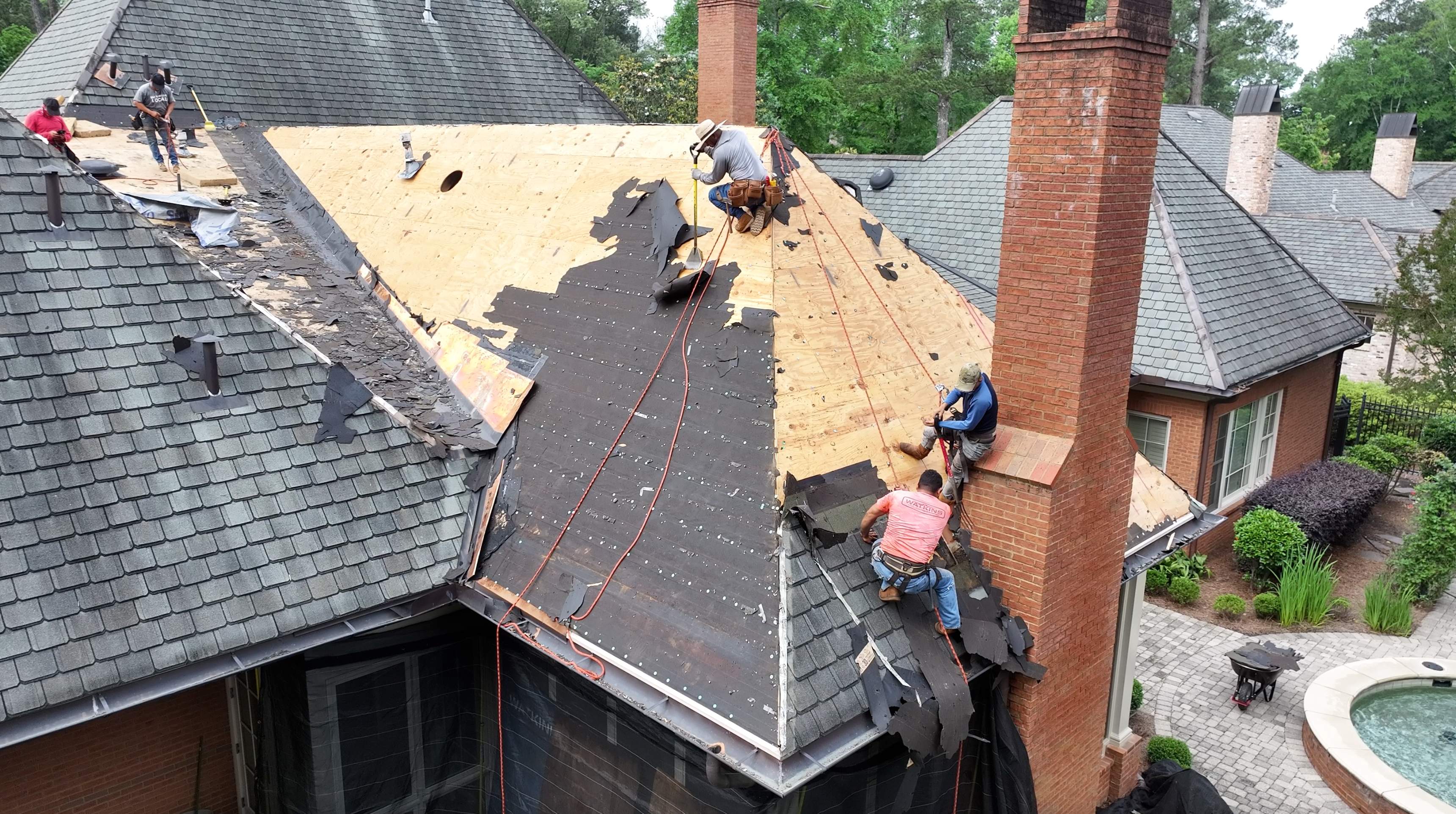 Residential Grand Manor Shingle Roof Installation | Ridgeland, MS by Watkins Construction & Roofing