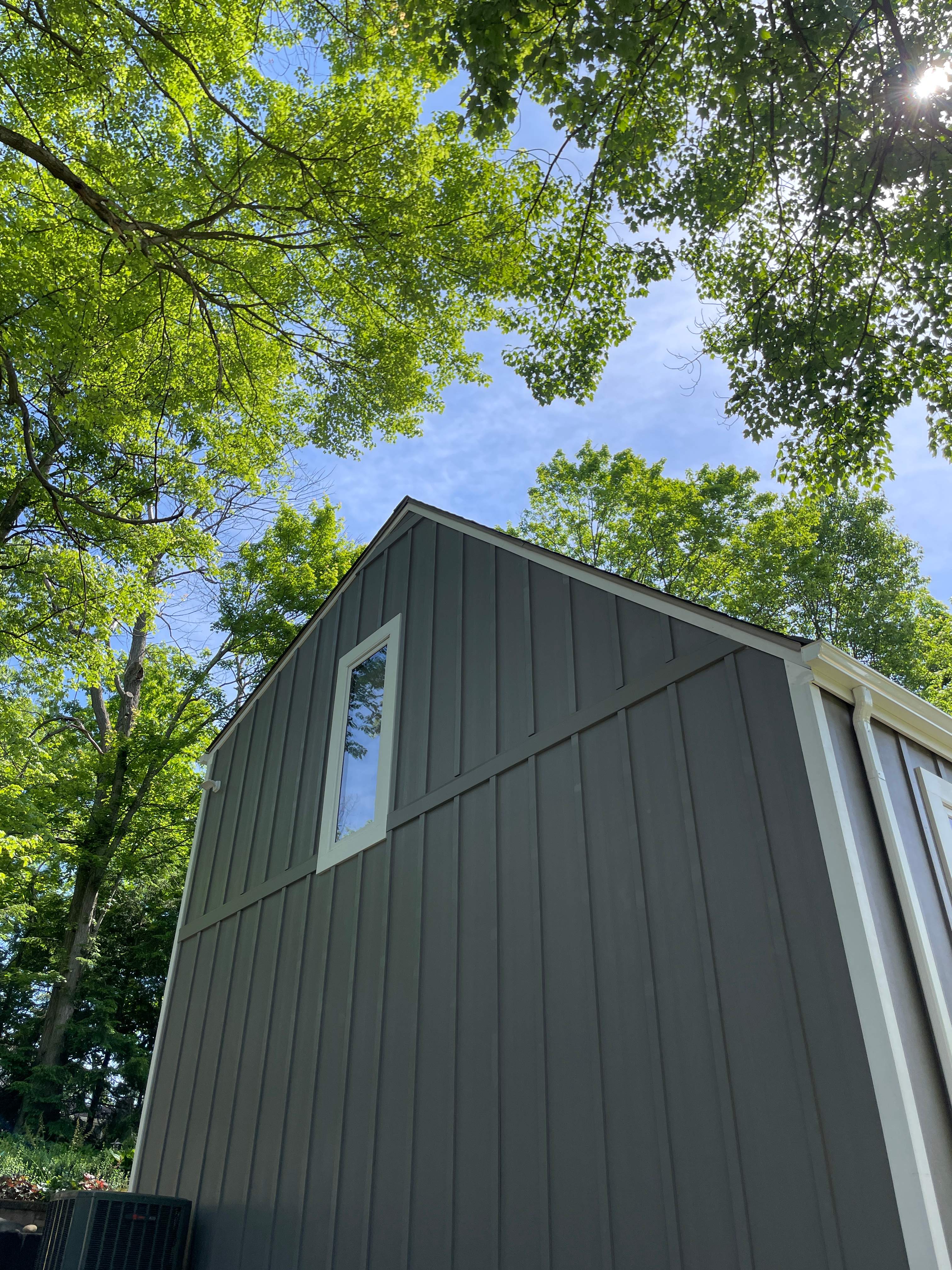 James Hardie Board and Batten Siding Renovation in Aged Pewter by Ideal Siding Pittsburgh