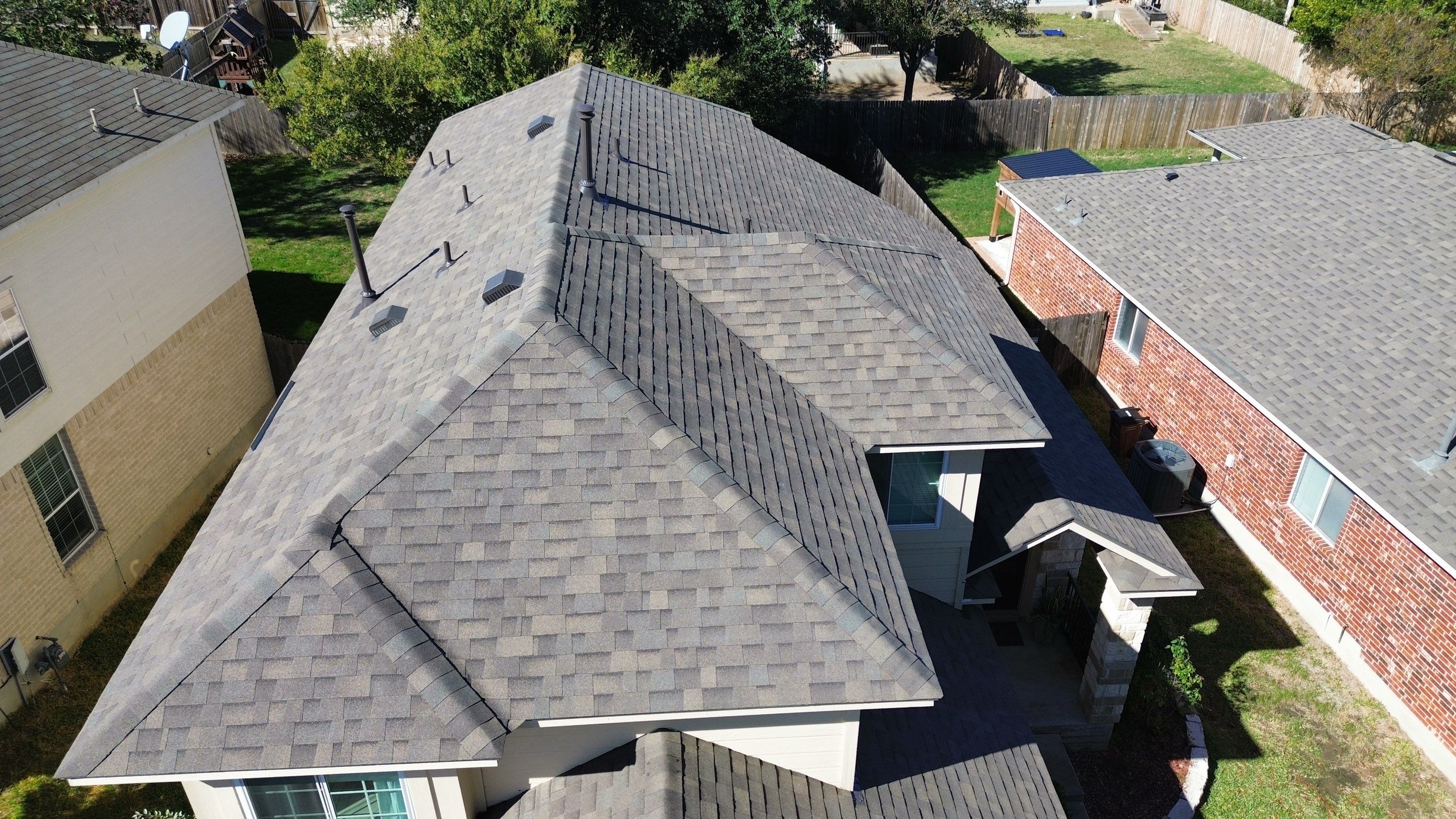 Malarkey Vista AR Weathered Wood Plus | Roof Replacement | Austin, TX by Kstylez Roofing & Construction