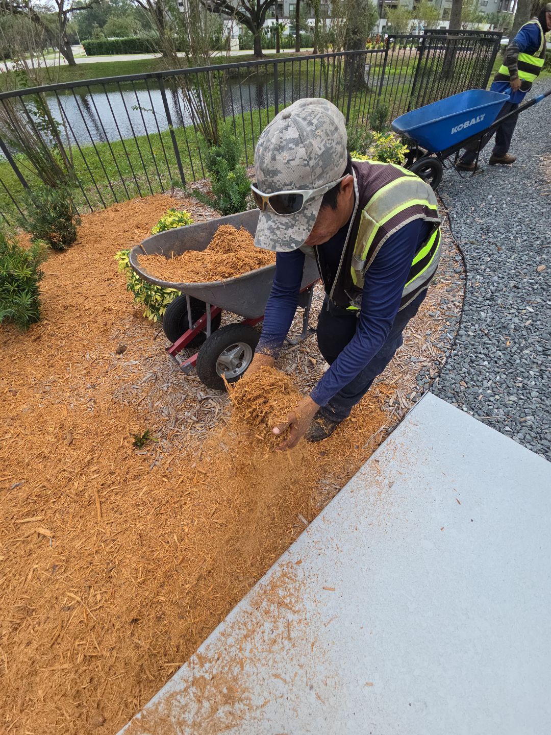 Marriott Hotel | Mulch Refresh by ProGreen Services