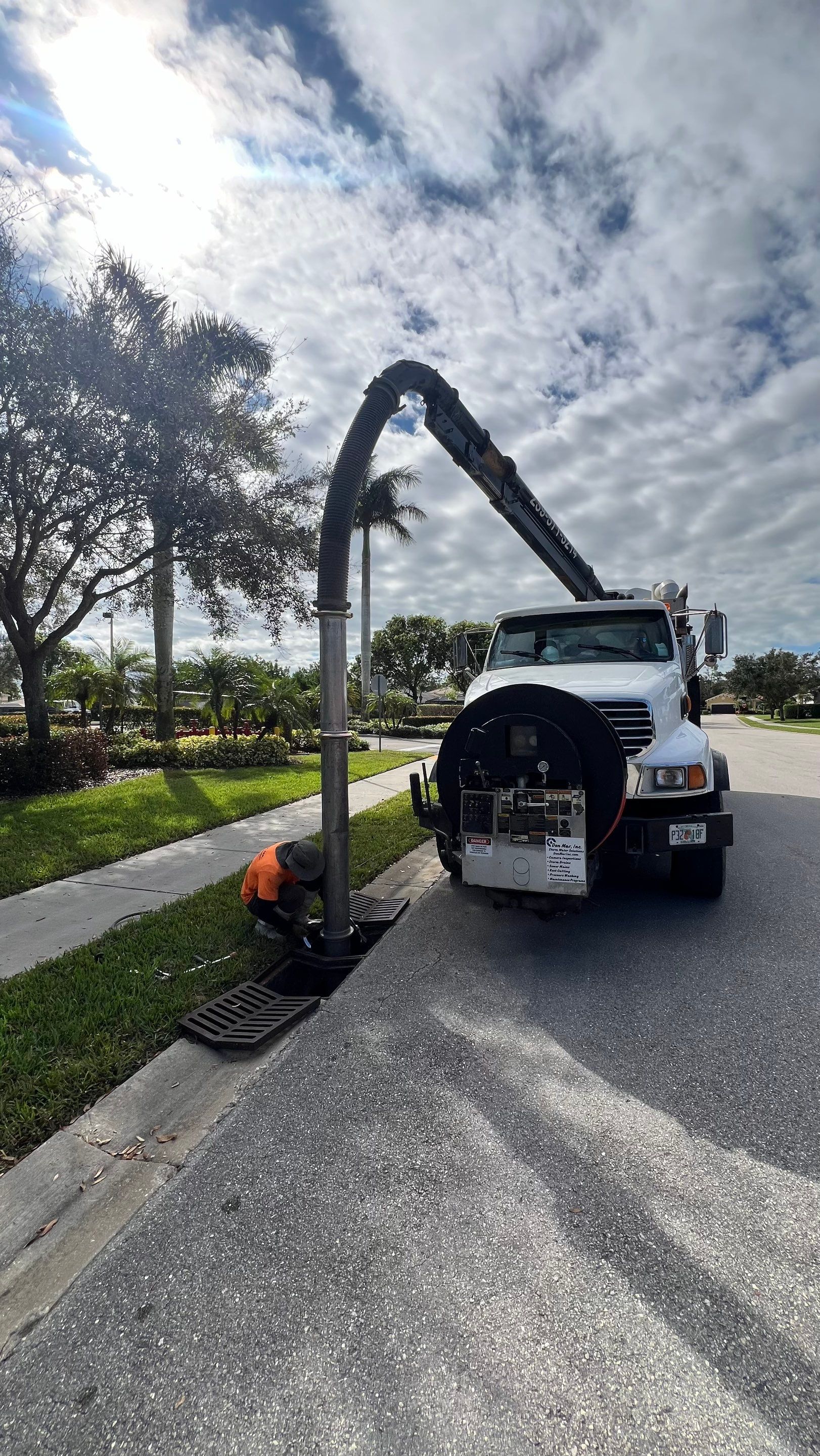 Community Stormwater System Catch Basin Cleaning by APS Power & Water