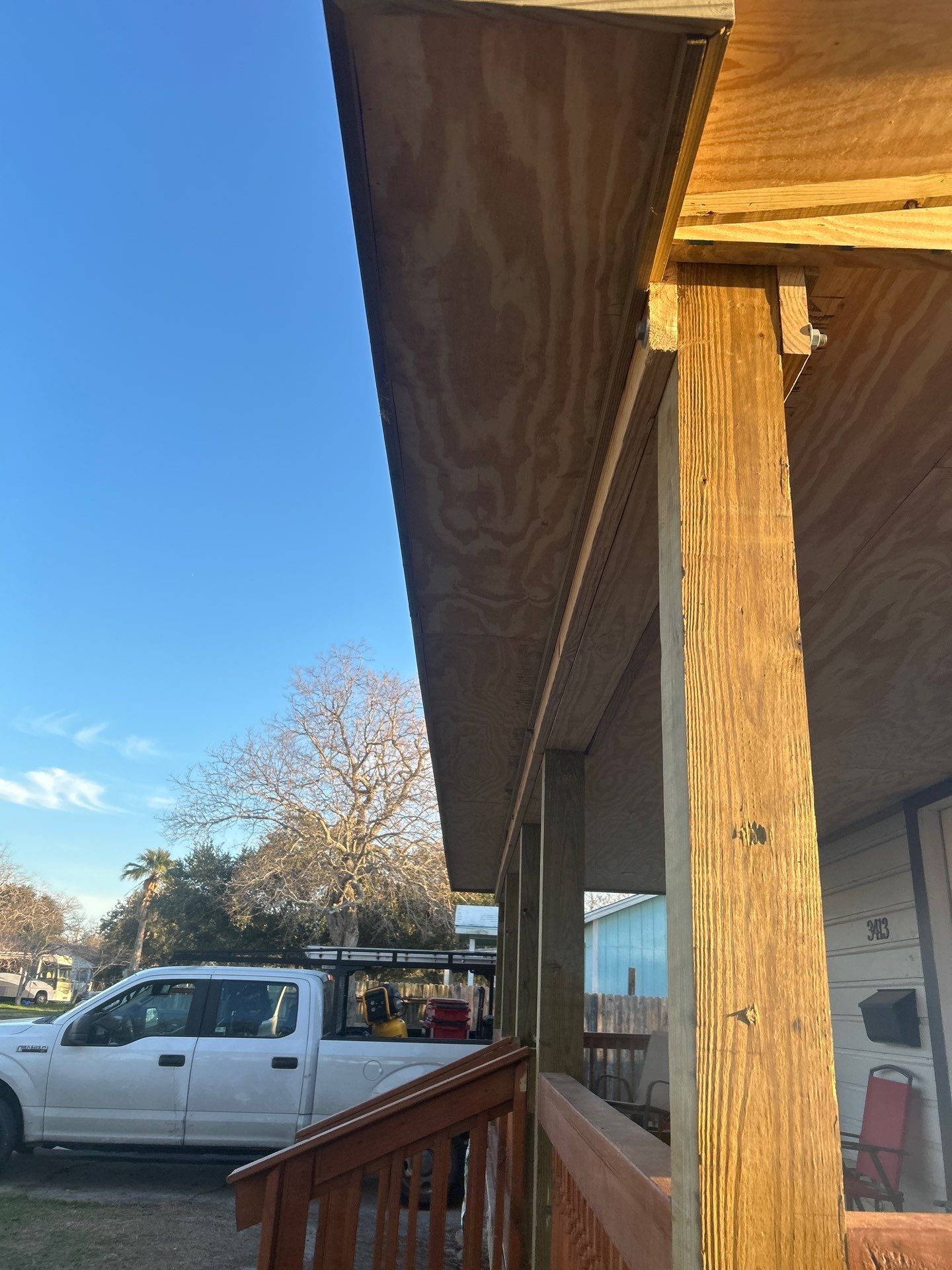Over Engineered Patio by Bayfront Roofing and Construction