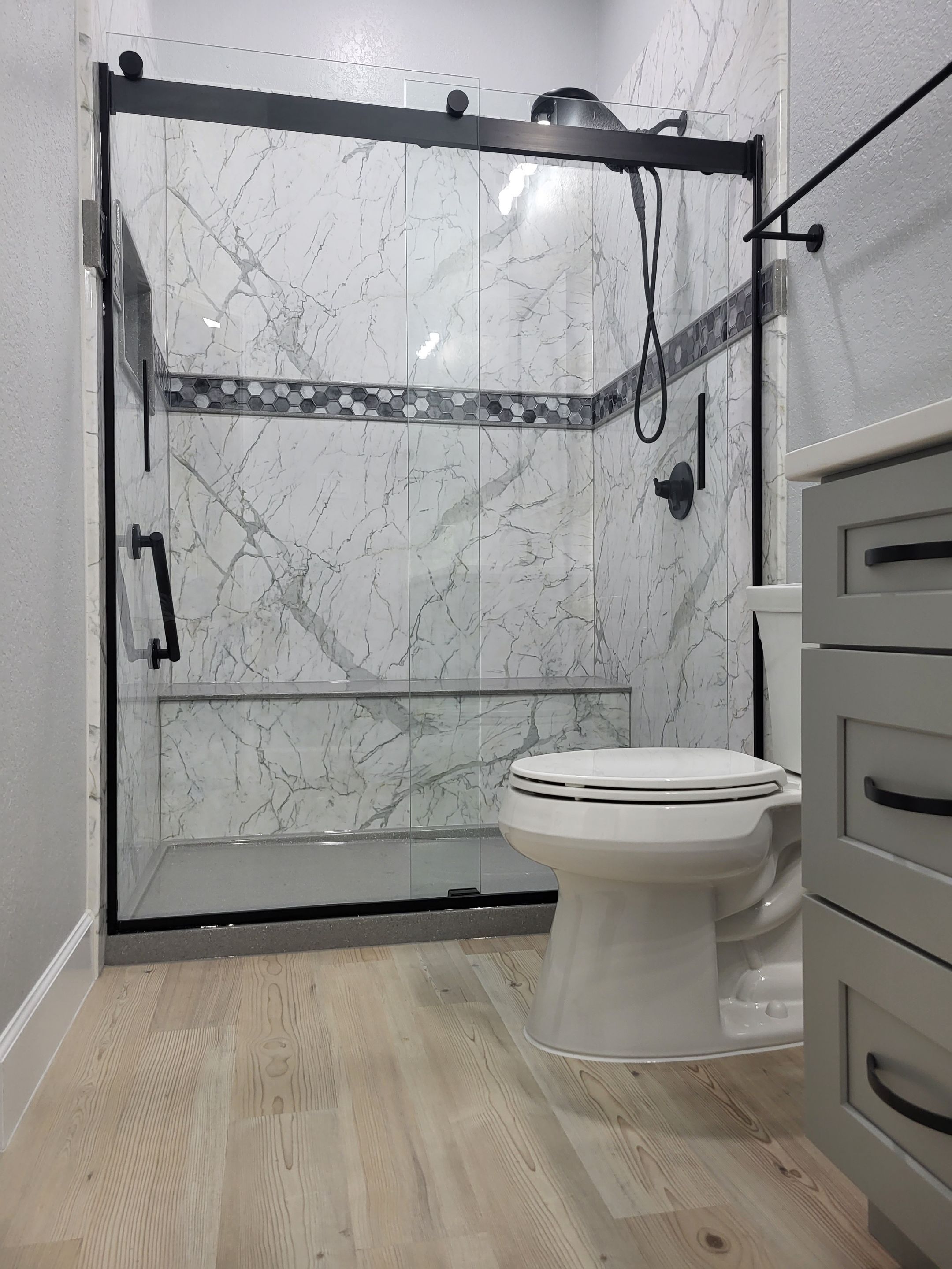 Helotes Bathroom Remodel with Expanded Layout & Custom Storage by Legacy Bath and Kitchen