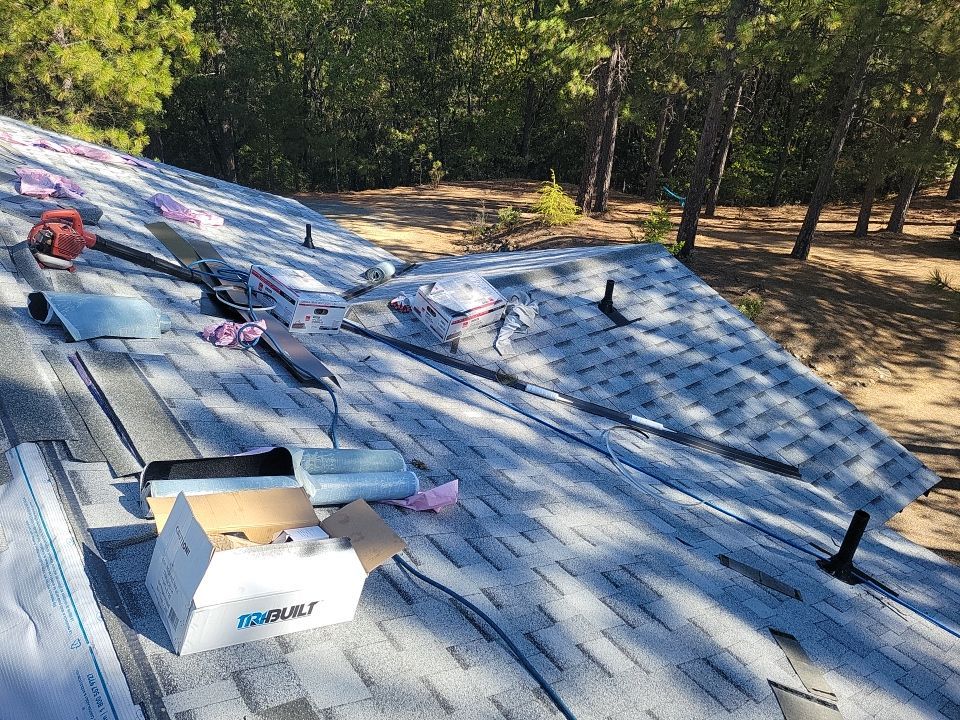 New Roof and Ground-Mount Solar by Byers Enterprises 