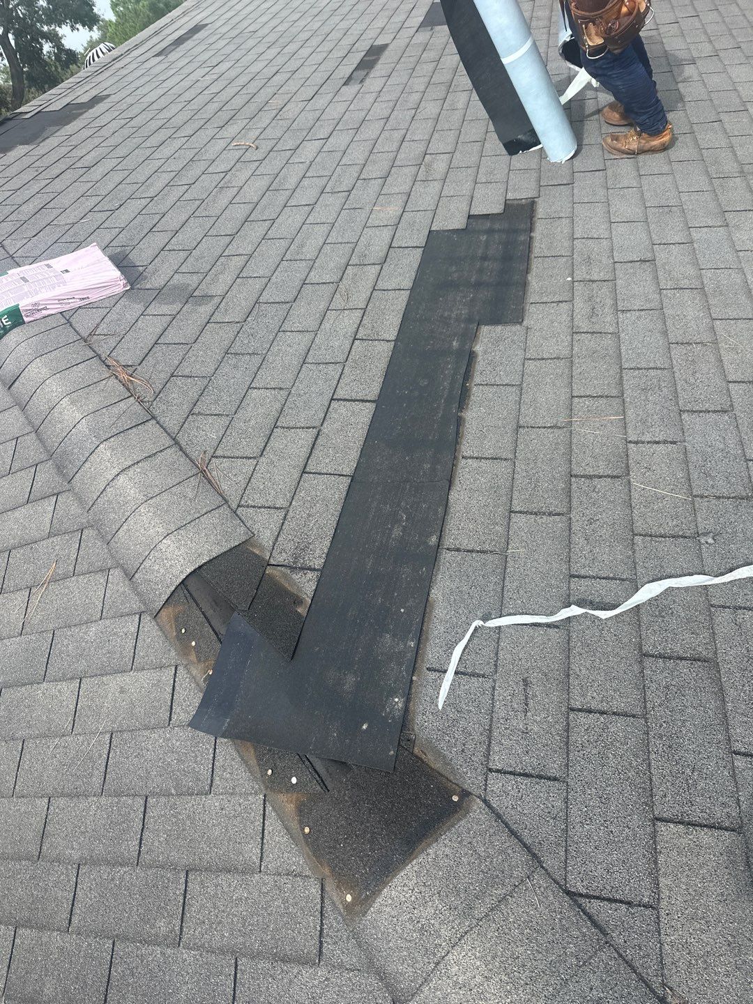 Hail Damage using Owen's Corning Duration (Lifetime) Shingles by Roof Repair Company