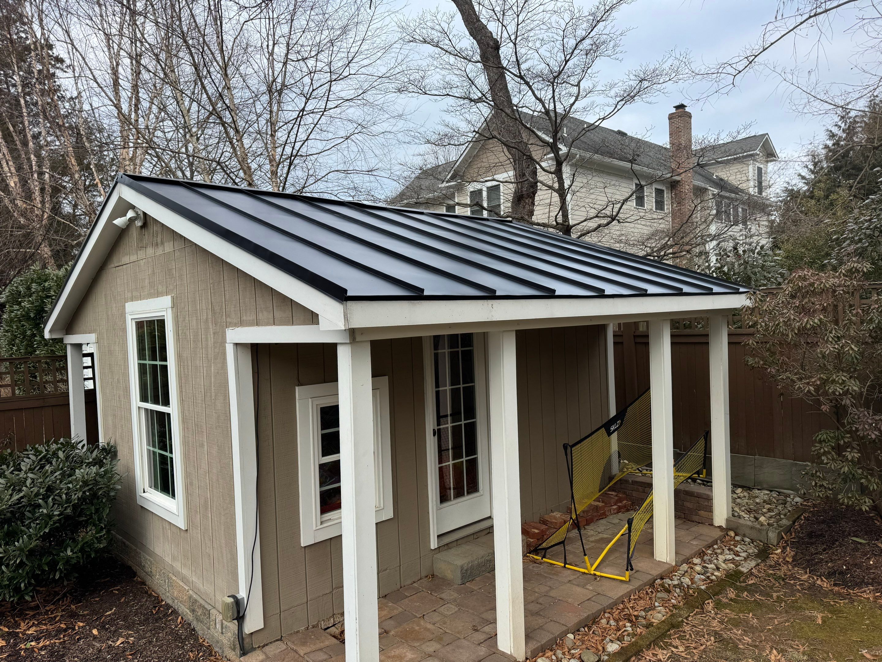 Storm Damage Restoration using CertainTeed Presidential Algae-Resistant Charcoal by USA Storm Roofing and Construction Group