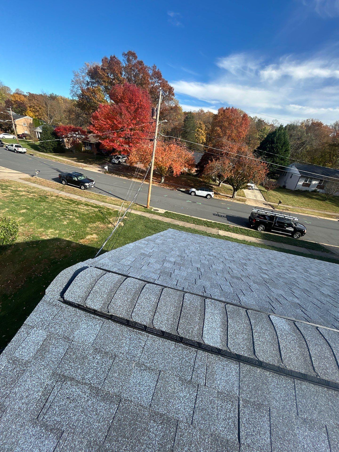 Faifax : Residential Roof Replacement with CertainTeed Landmark Pro in Max Def Coastal Blue  by RM Banning, Inc.