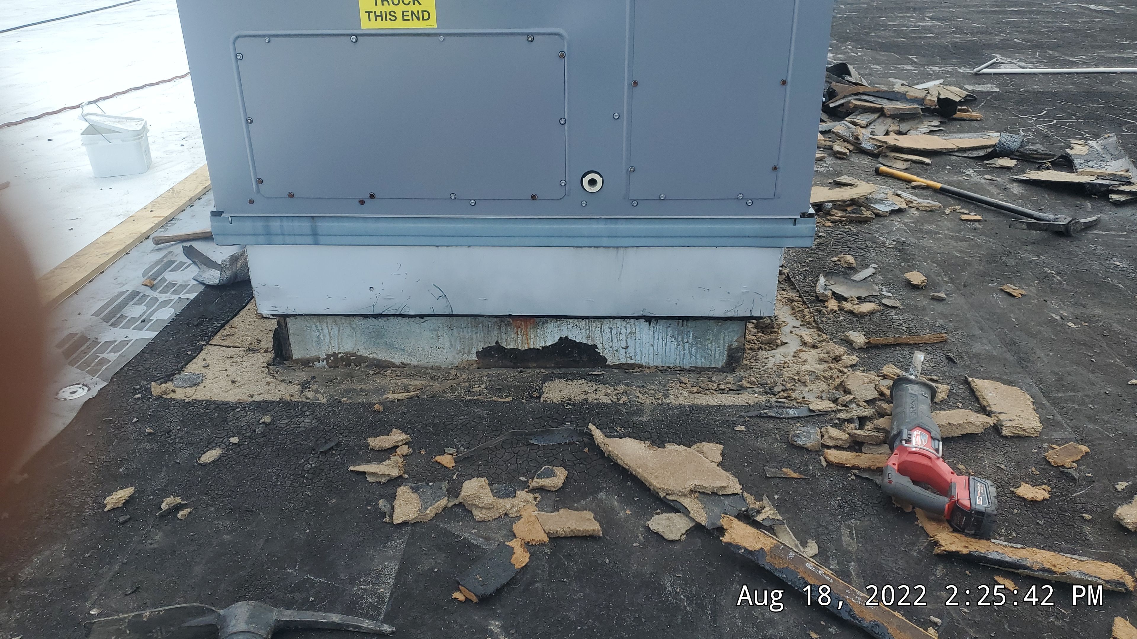 Commercial Roofing Installation using 50 mil PVC by Hostetler Roofing