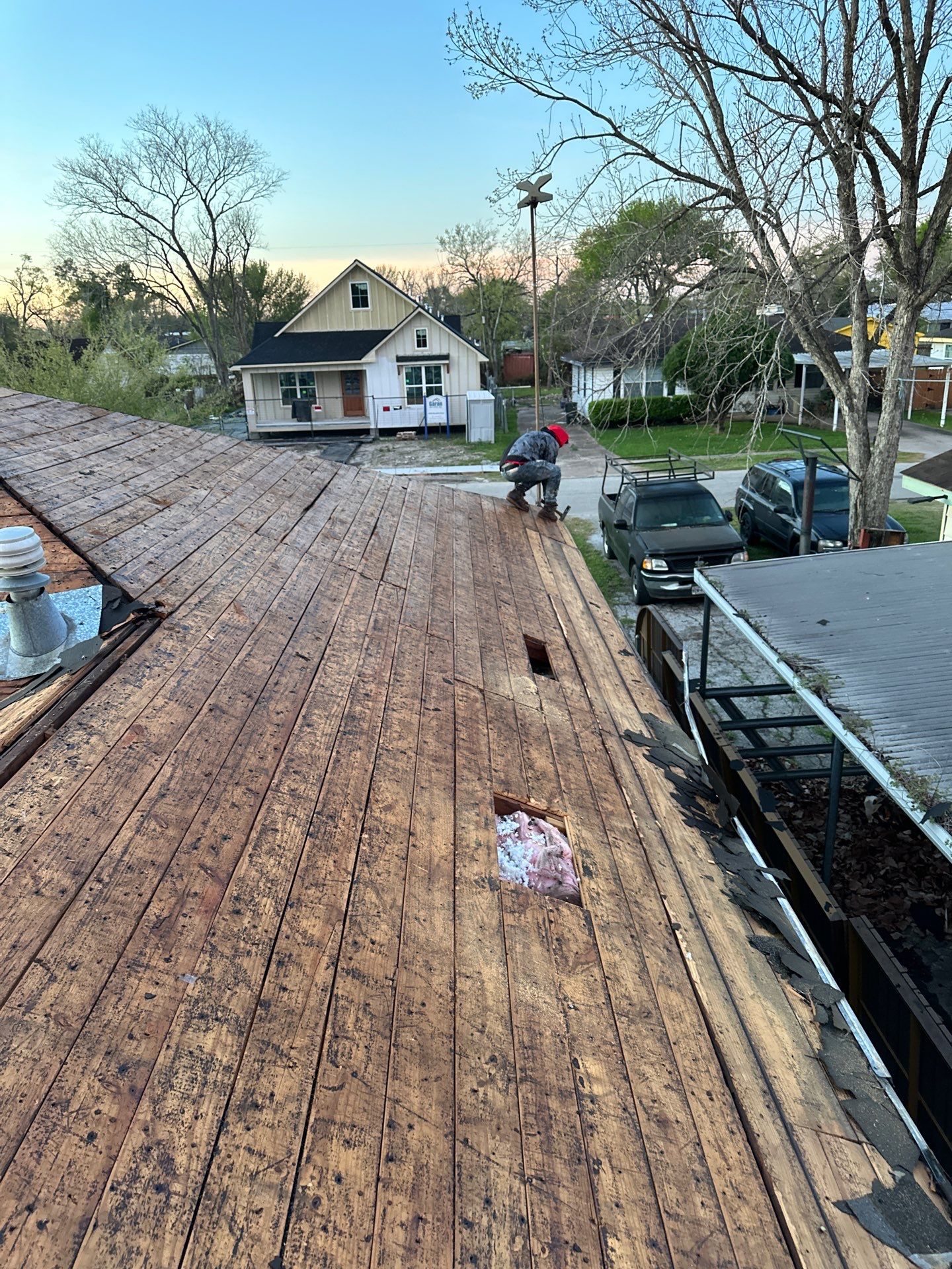 Project in Houston by Motion Roofing