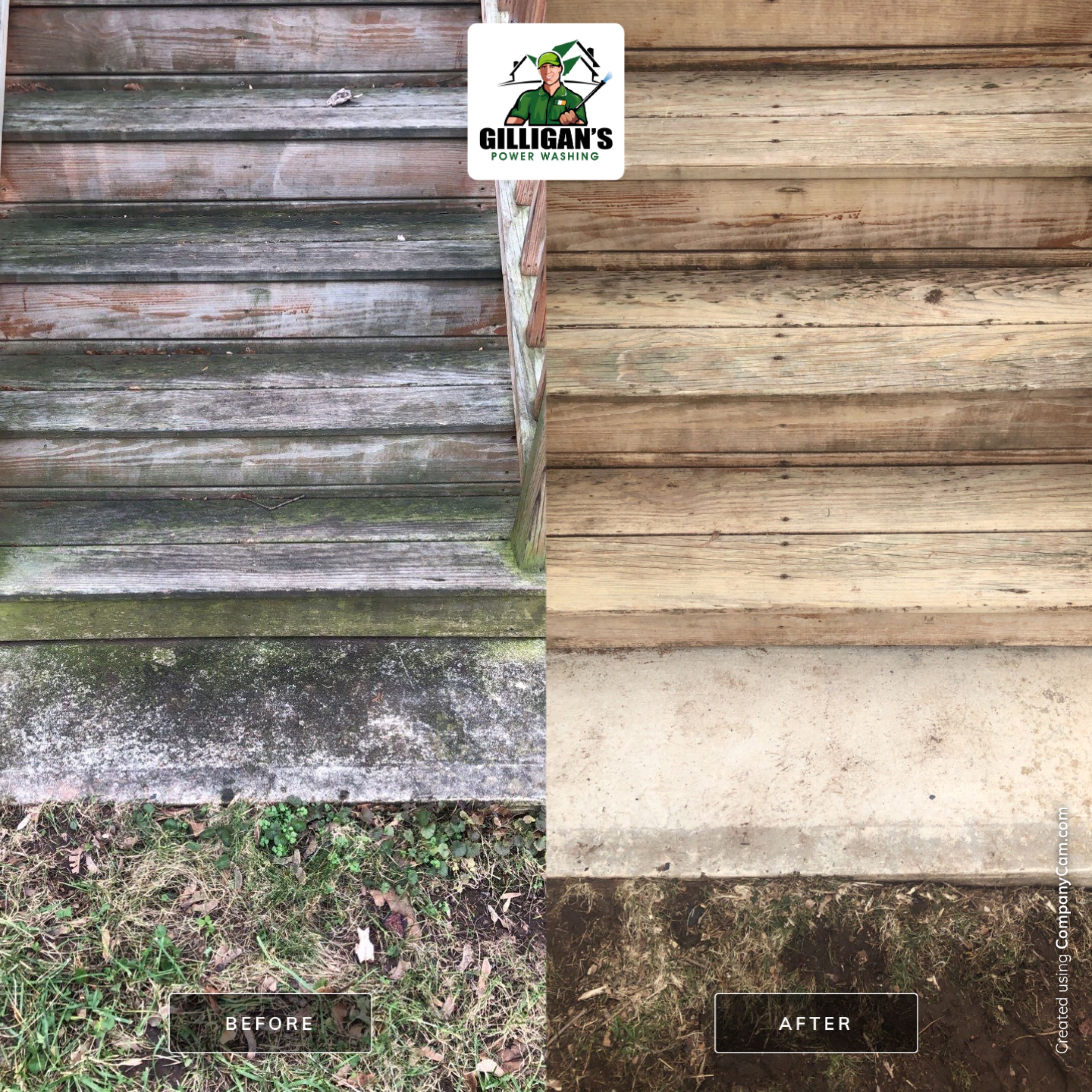 Exterior Cleaning using Softwashing by Gilligan’s Power washing