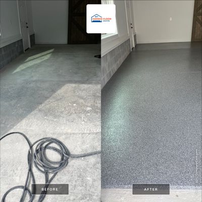 Garage Floor Coating using Briar