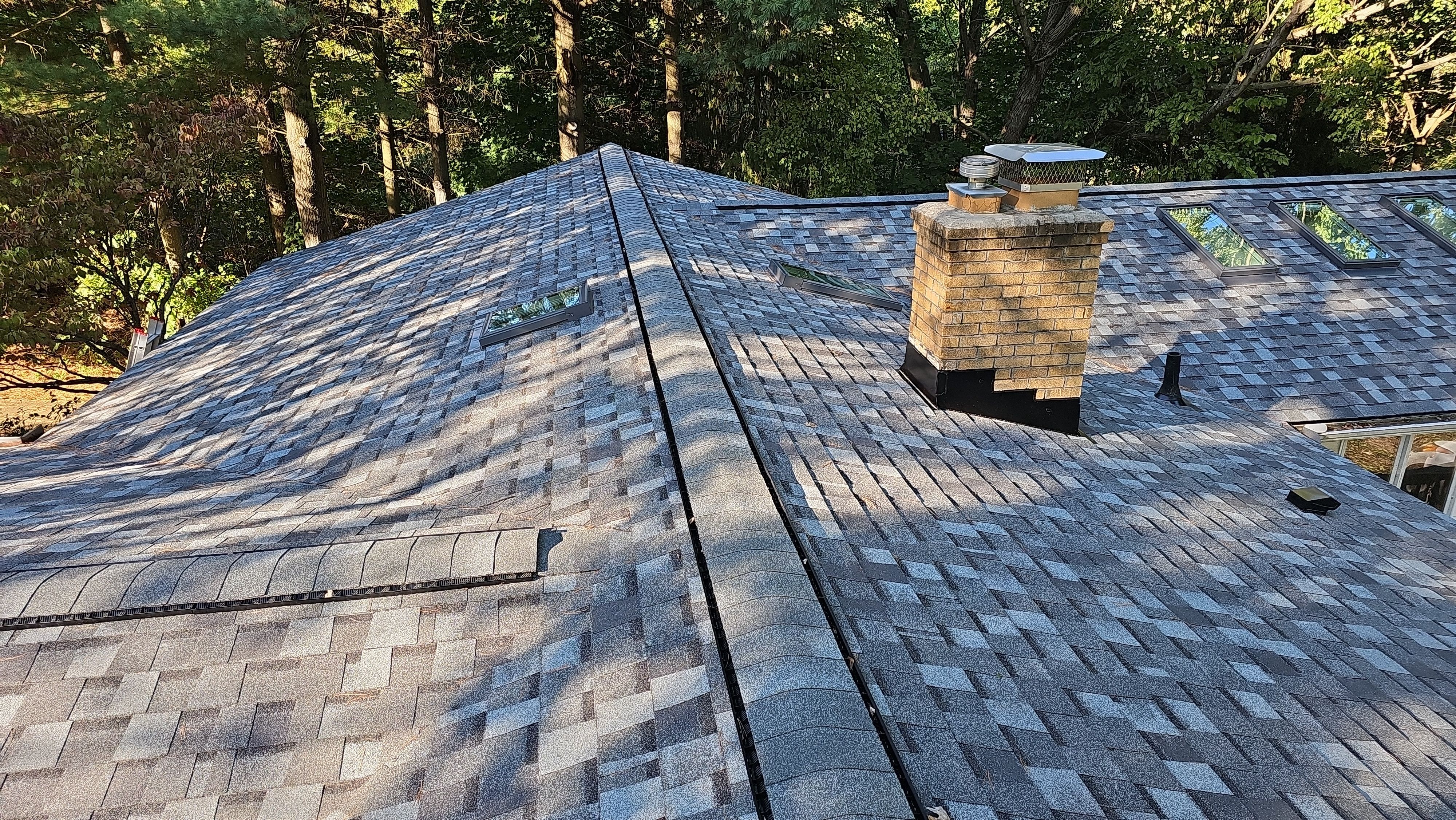 Atlas Pinnacle, Color, Coastal Granite, Drip Edge, Color, Black by Eagle Eye Roofing