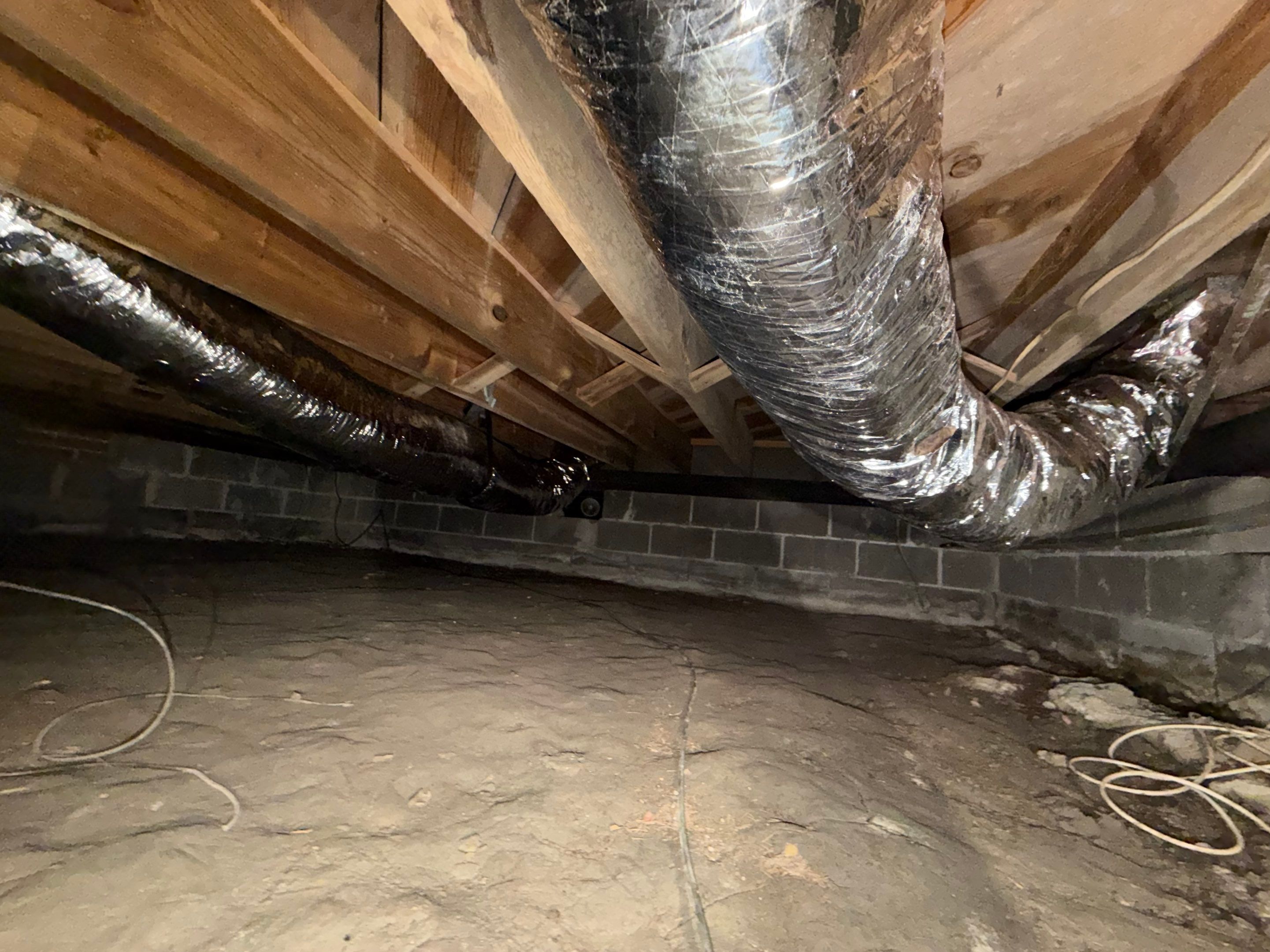 Project in Portsmouth by Patriot Crawl Space Repairs
