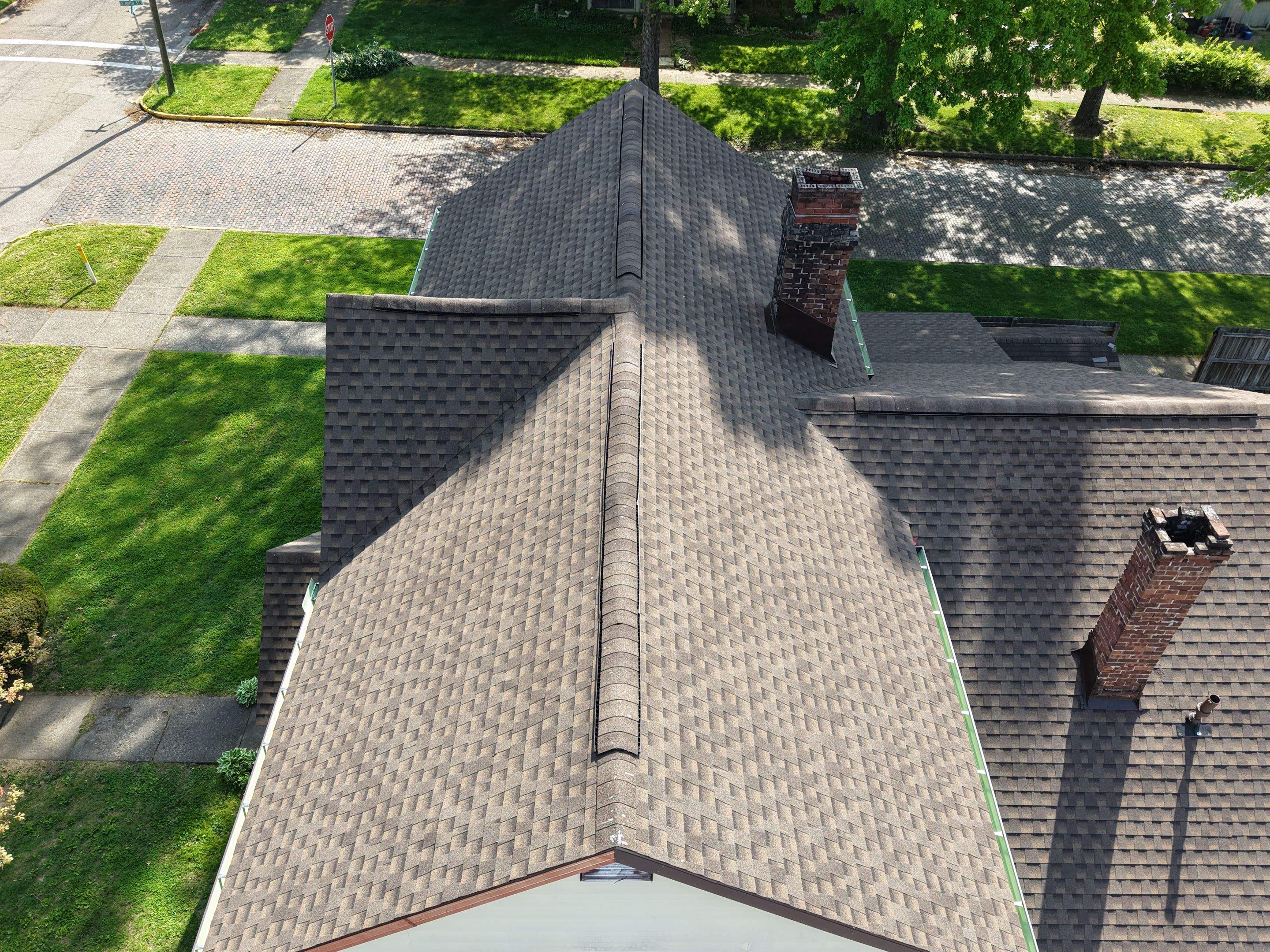 Residential Roofing Installation using GAF Timberline HDZ Charcoal by Rainstoppers Roofing