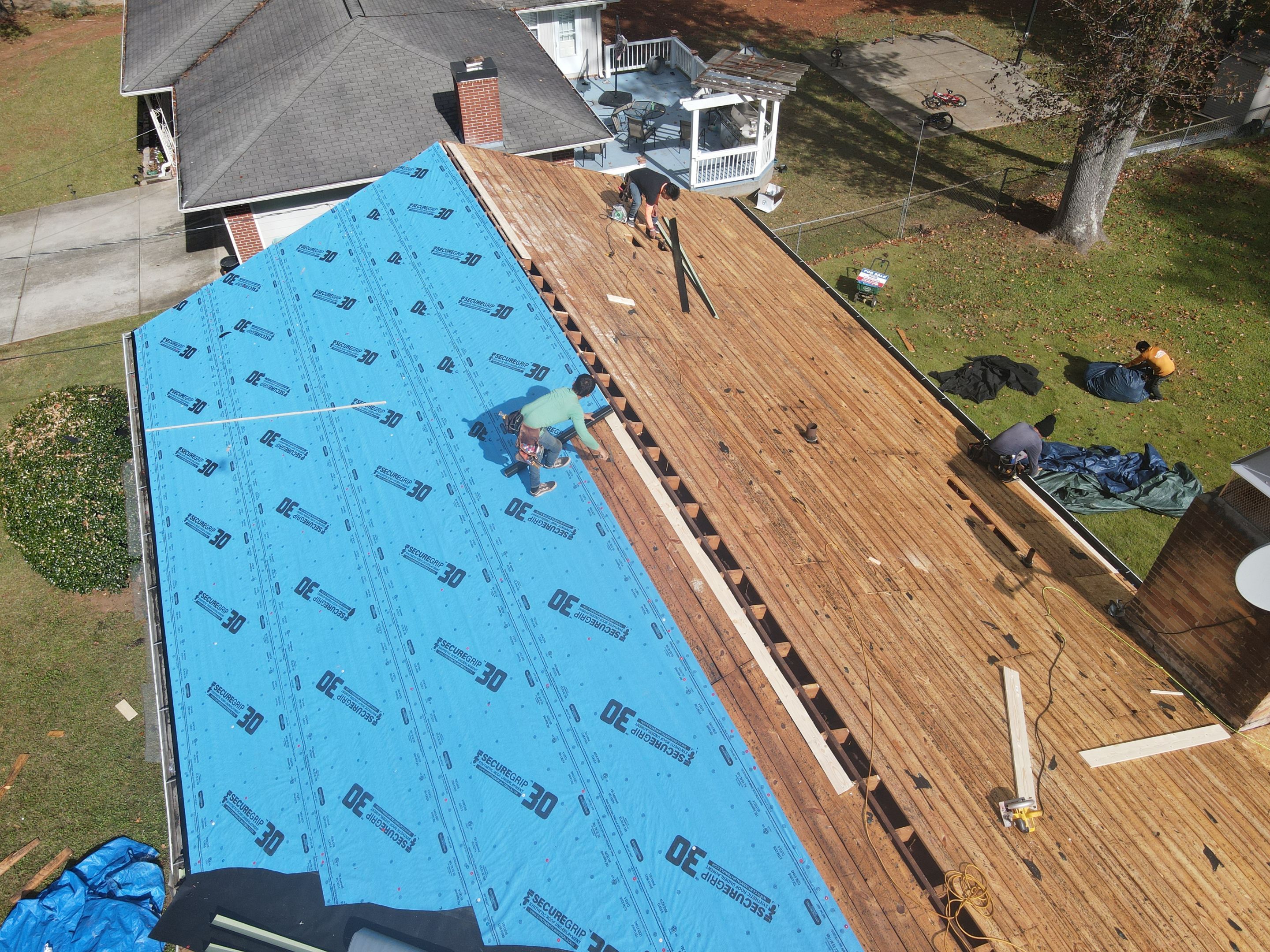 Residential Roofing Installation using Owens Corning by Inspector Roofing and Restoration