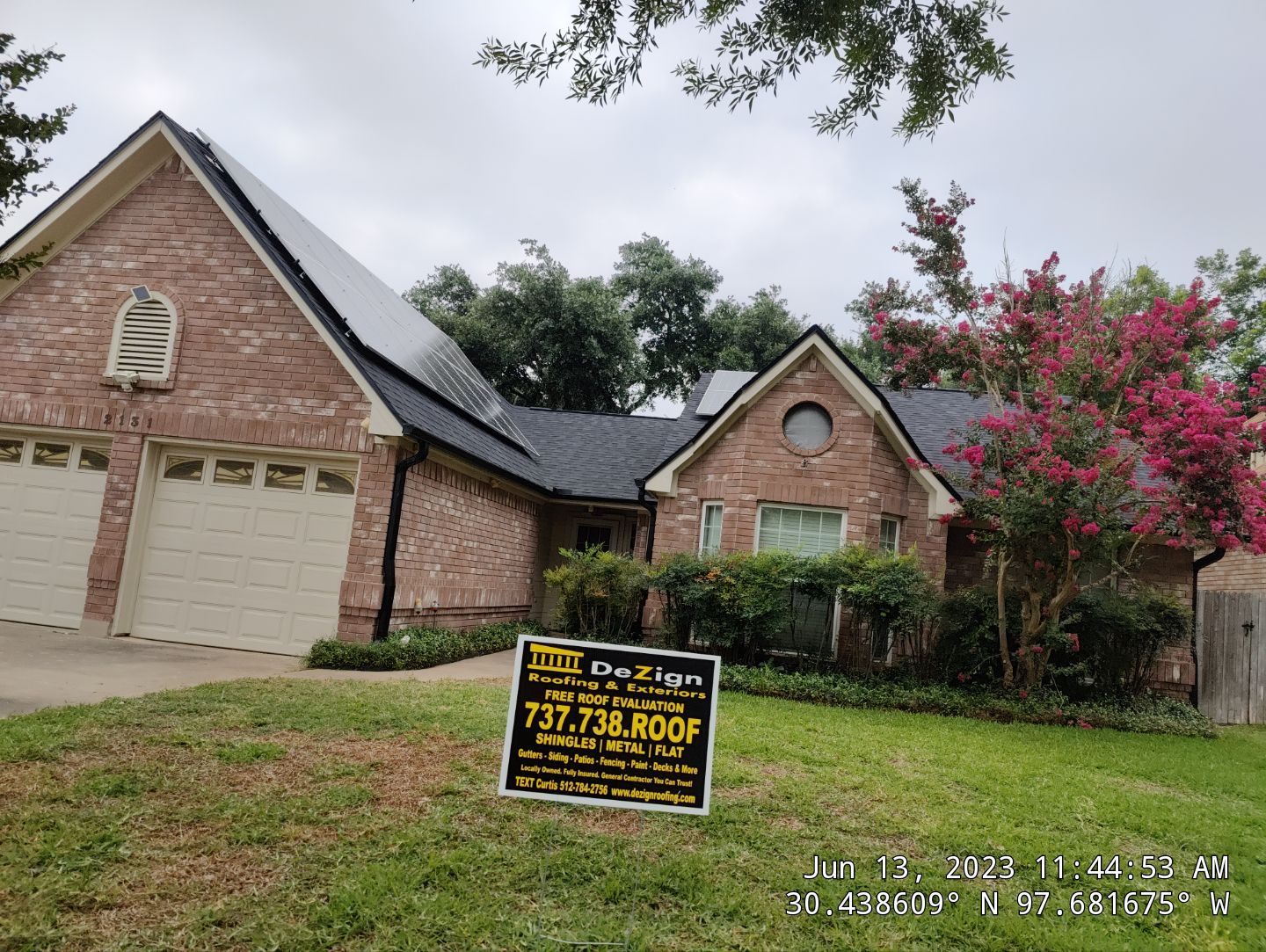 Residential Roofing Installation using IKO Dynasty Class 3 IR Granite Black by DeZign Roofing & Exteriors