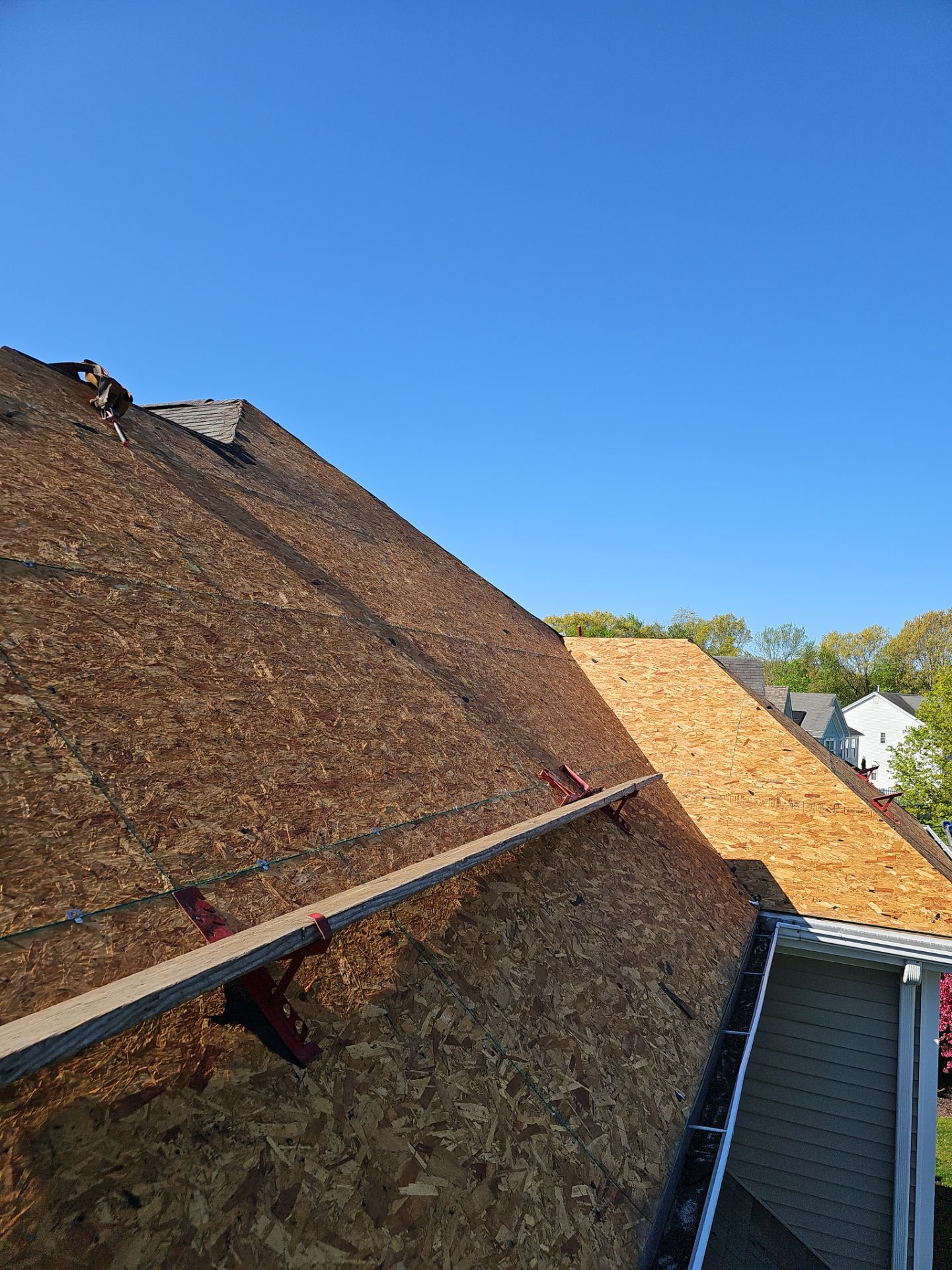 Residential Roofing Installation using Tamko Rustic Black by A Plus Exterior