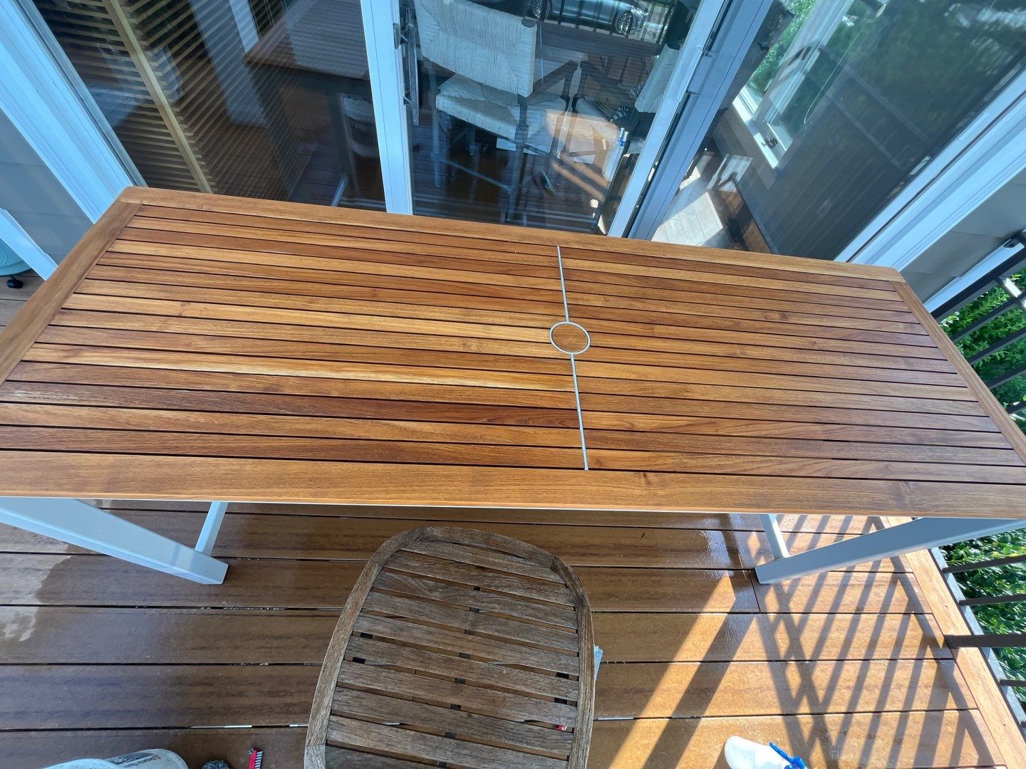 Teak Outdoor Furniture Restoration by FreshCoat Works LLC