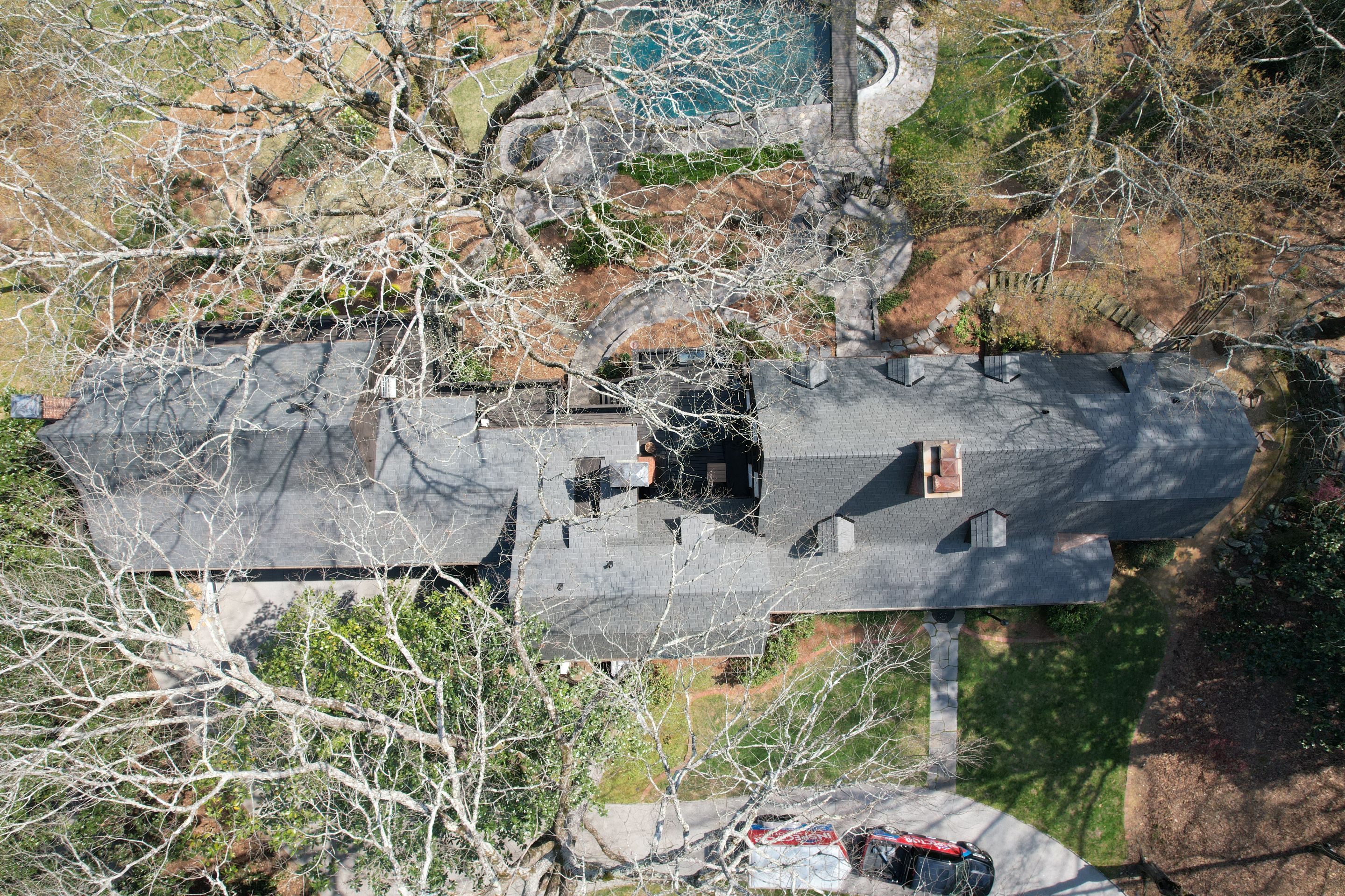 Residential Roofing Installation using Da Vinci Slate  by Inspector Roofing and Restoration